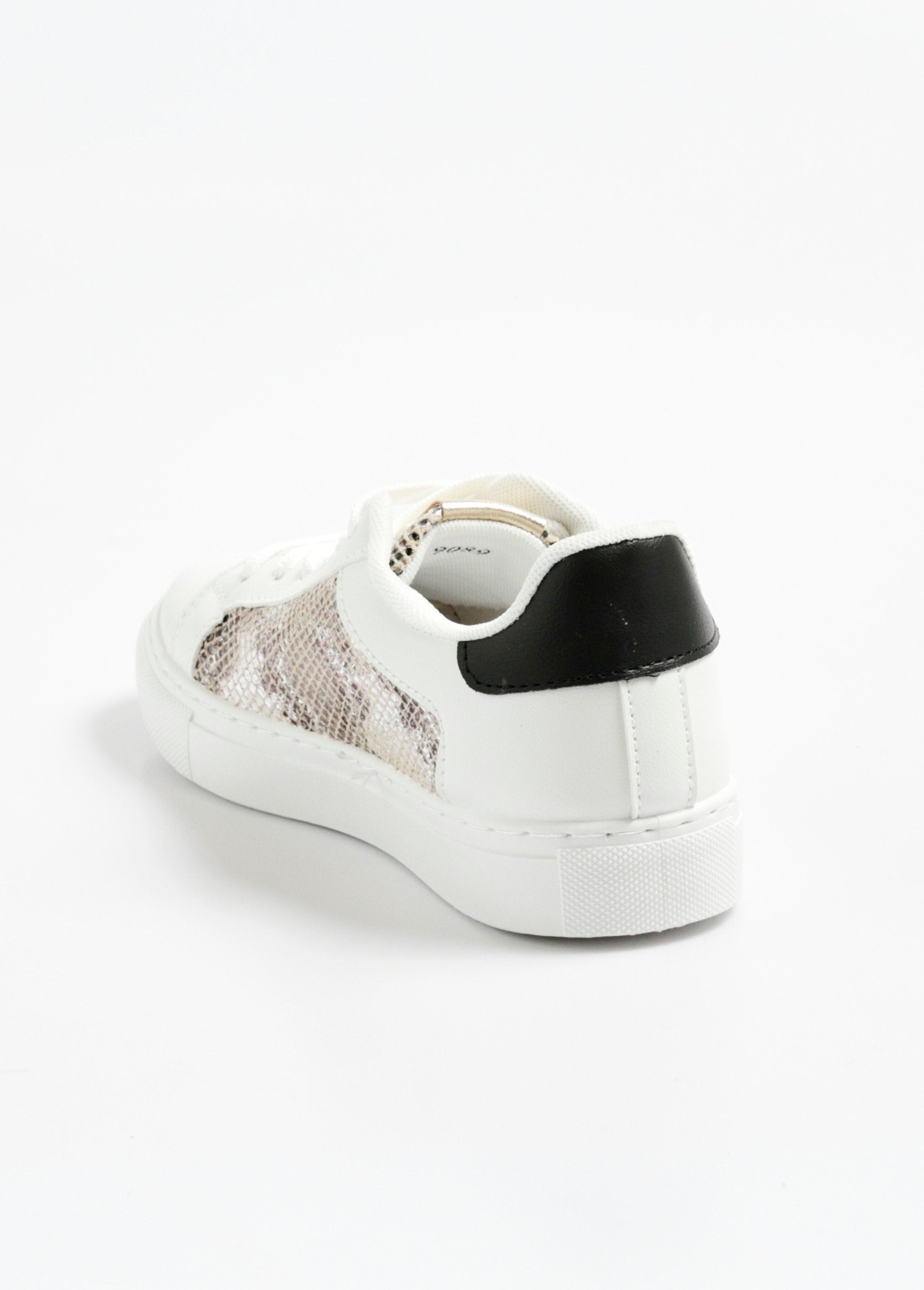 Two-material_reptile-look_lace-up_sneakers_White_DO1_slim