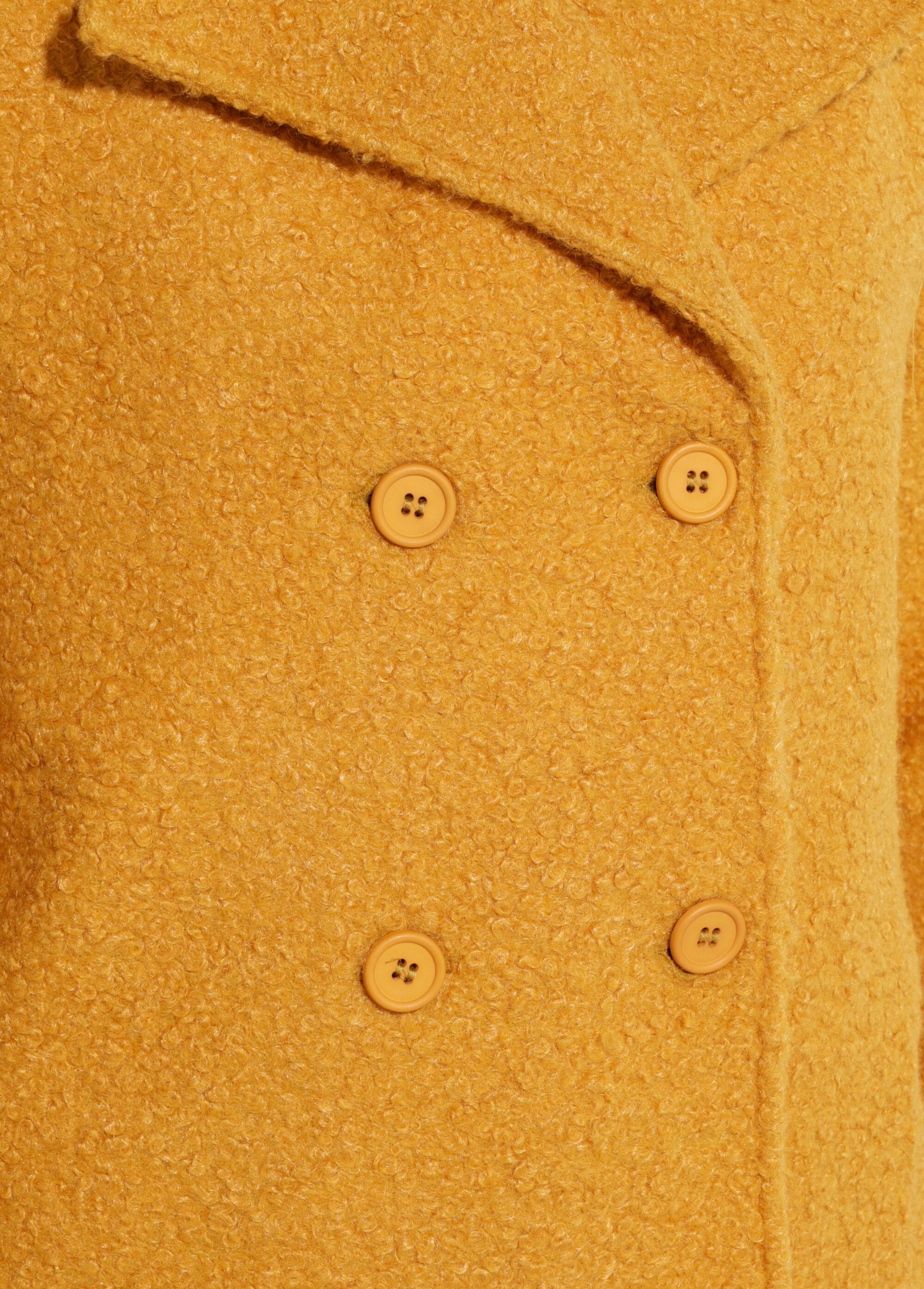 Short,_plain,_bouclé-style_pea_coat_Mustard_DE3_slim