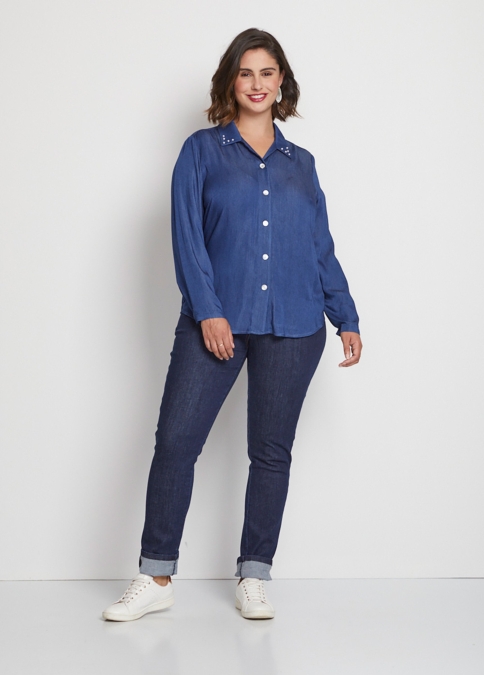 Blouse_in_flowing_fabric_with_jewel_collar_Blue_SF1_curvy