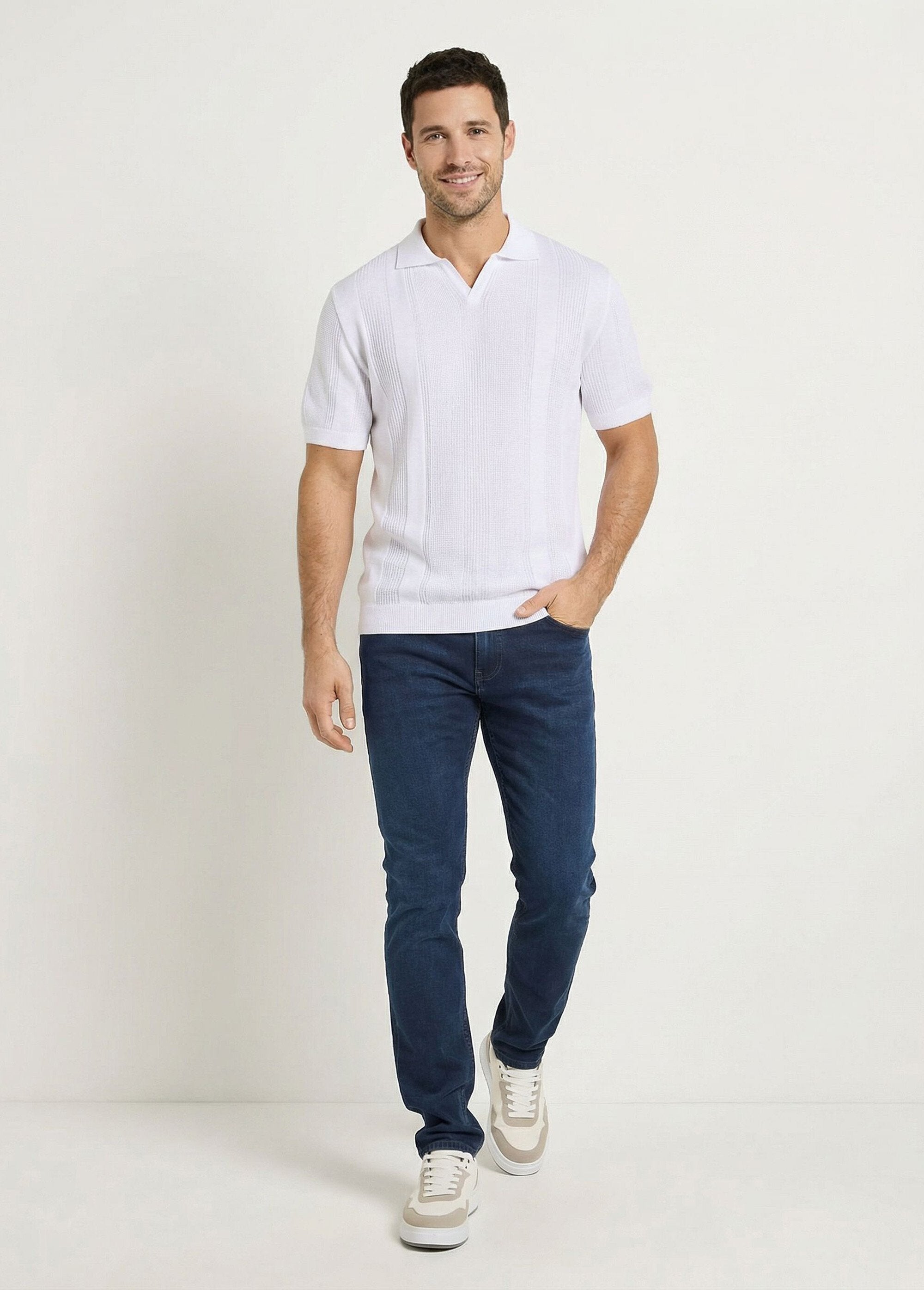 Straight_5-pocket_stretch_denim_jeans_Marine_SF1_slim