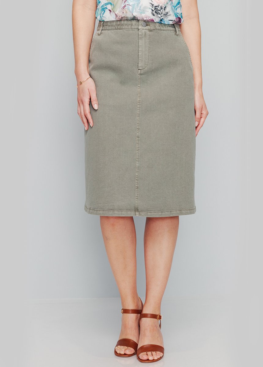 MORPHOSTYLE_skirt_stretch_fabric_Almond_green_FA1_slim