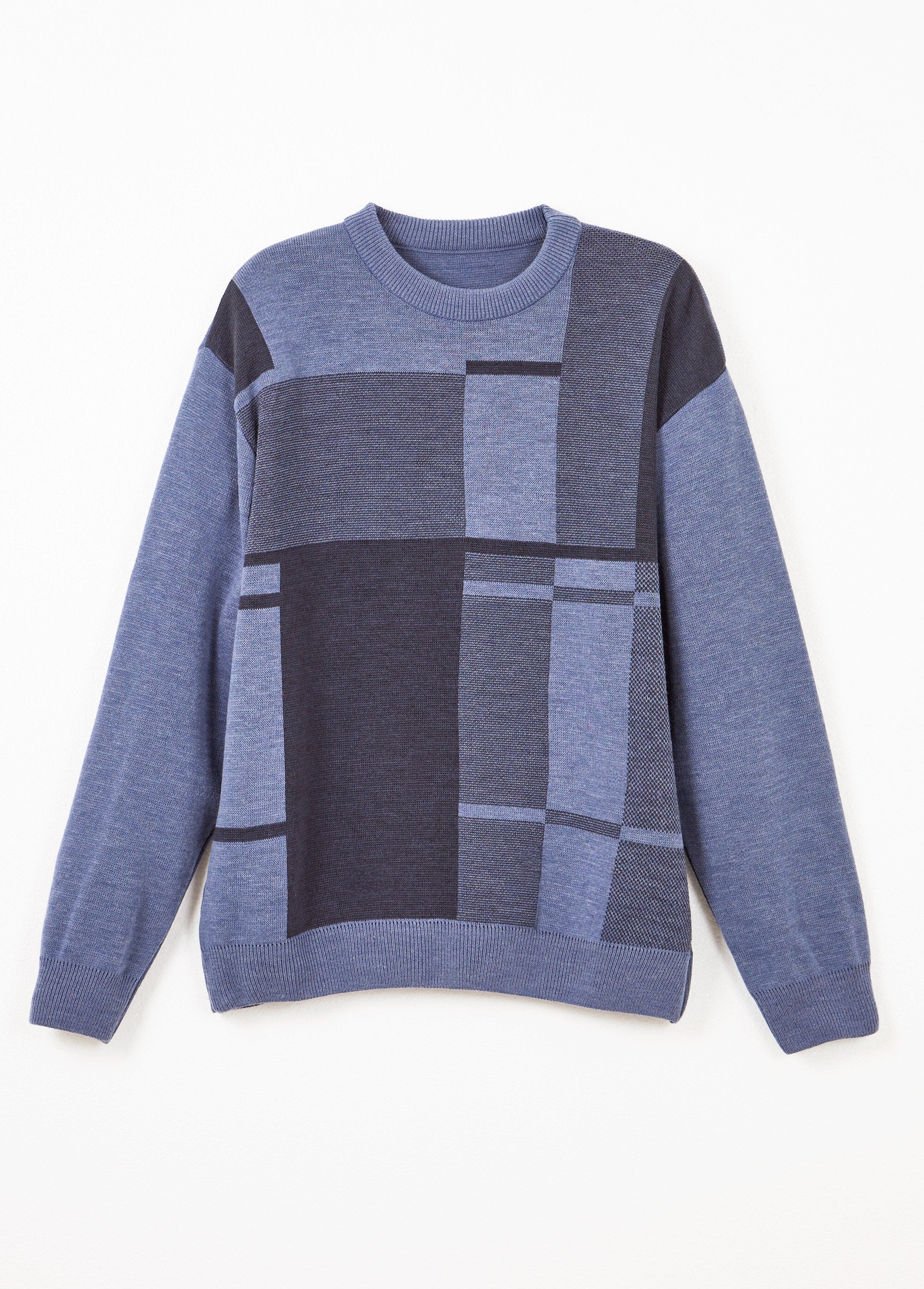 Round_neck_jacquard_long_sleeve_wool_sweater_Blue_AP1_slim