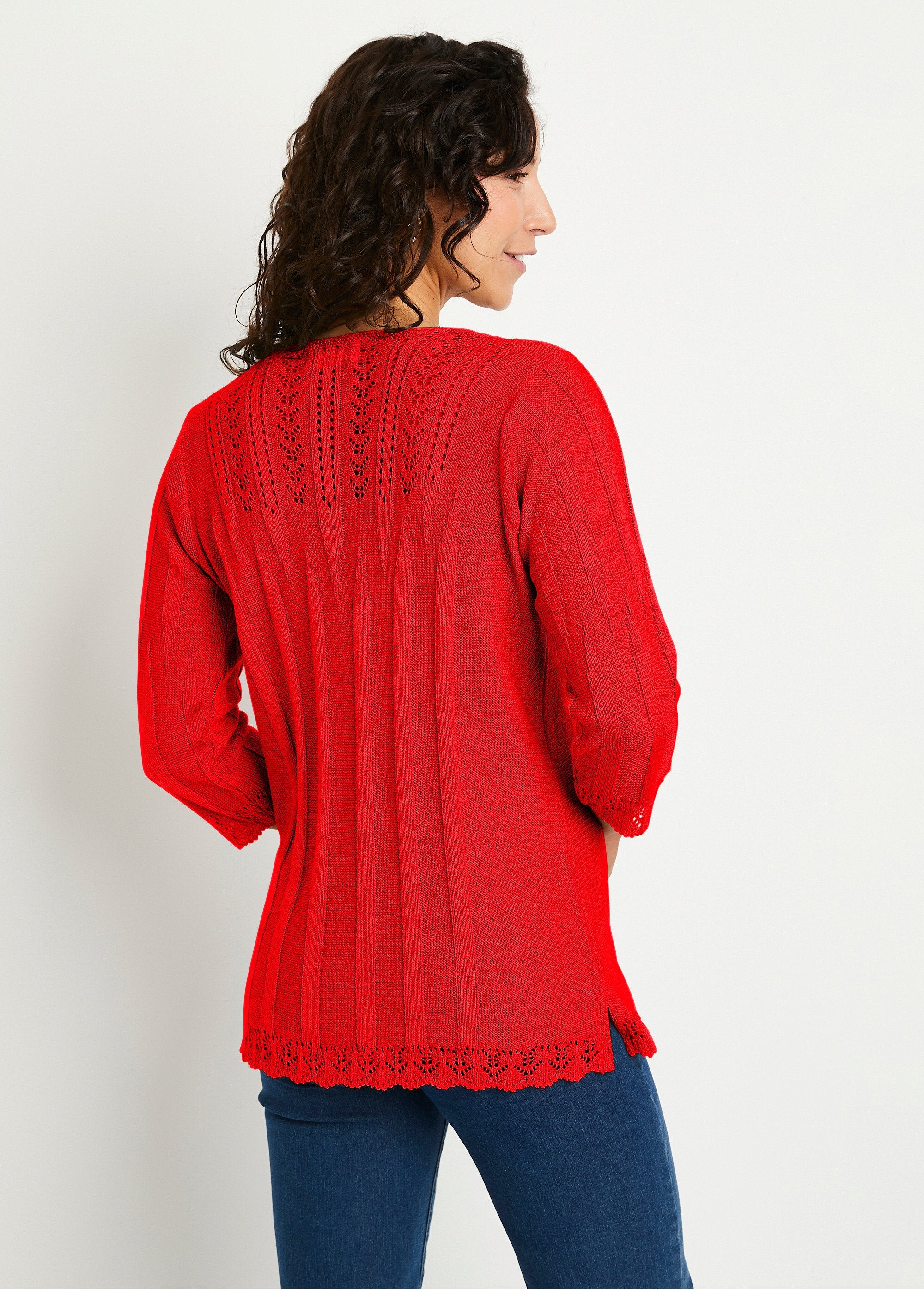 Short_openwork_round_neck_sweater_Coral_DO1_slim