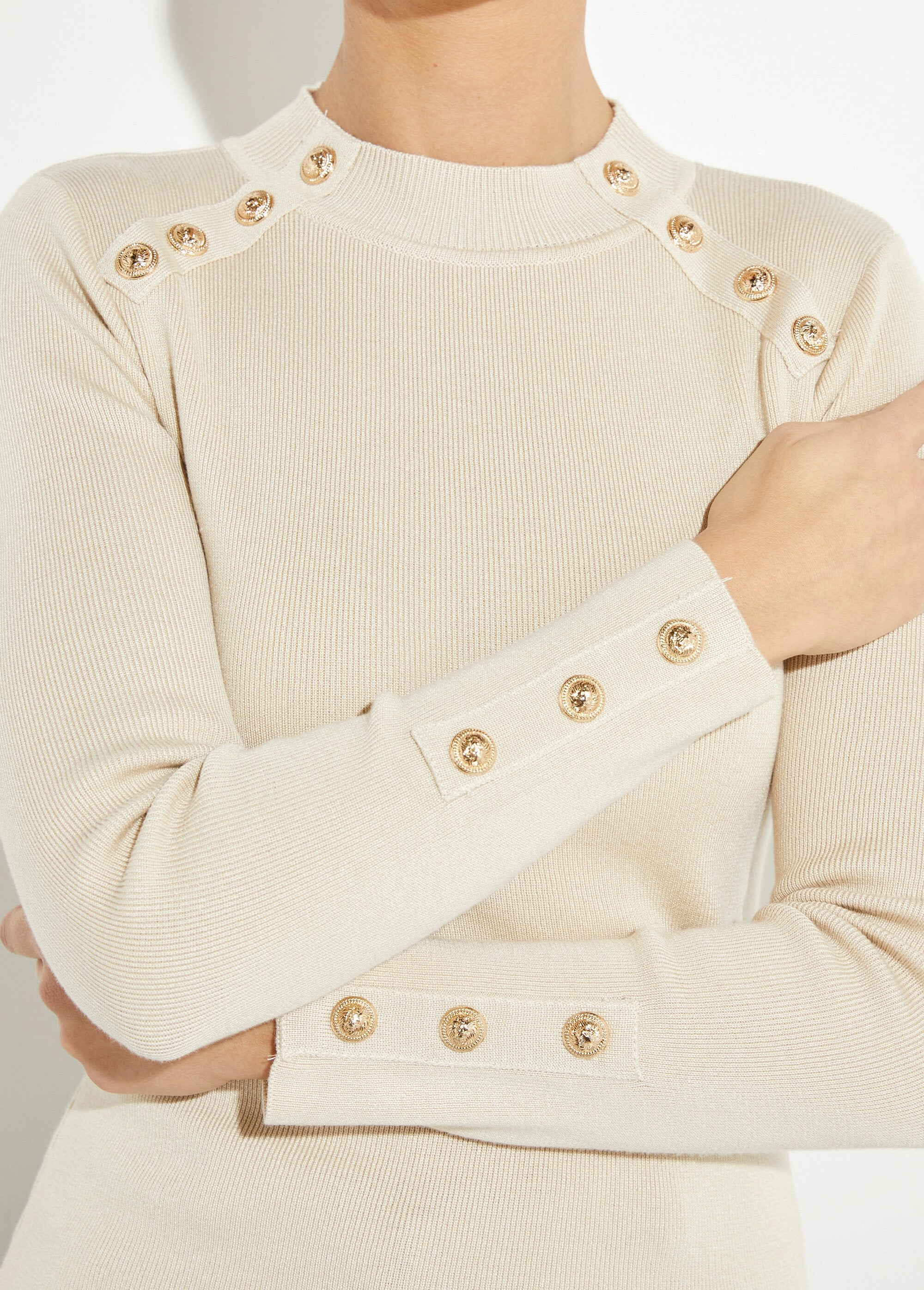 Jacquard_sweater_with_high_neck_and_metal_buttons_Beige_DE1_slim