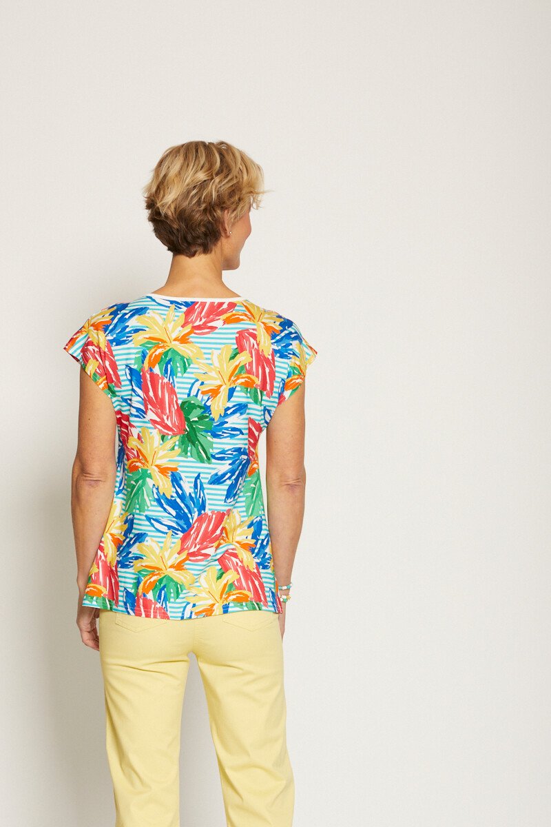 T-shirt_imprimé_manches_courtes_kimono_Multicolore_DO1_slim