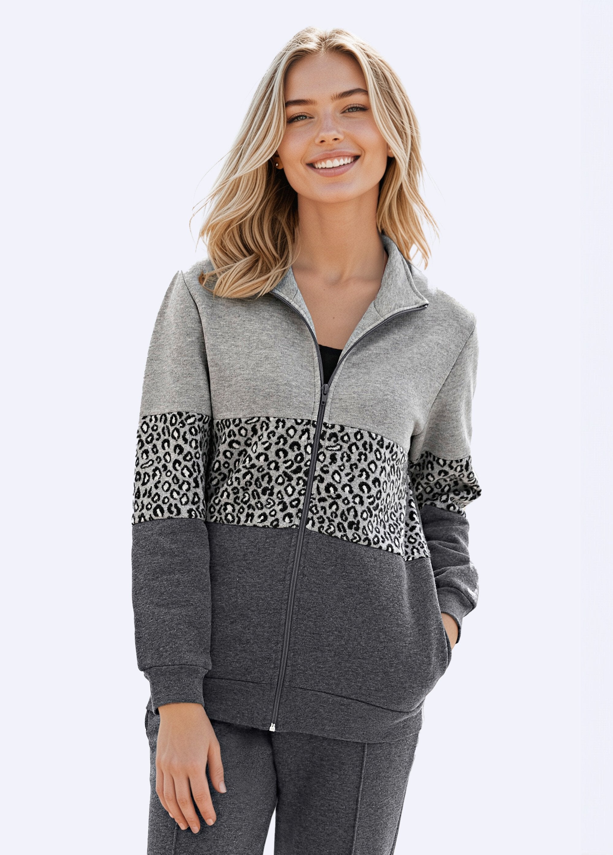 Zipped_fleece_lounge_jacket_with_stand-up_collar_Gray_FA1_slim