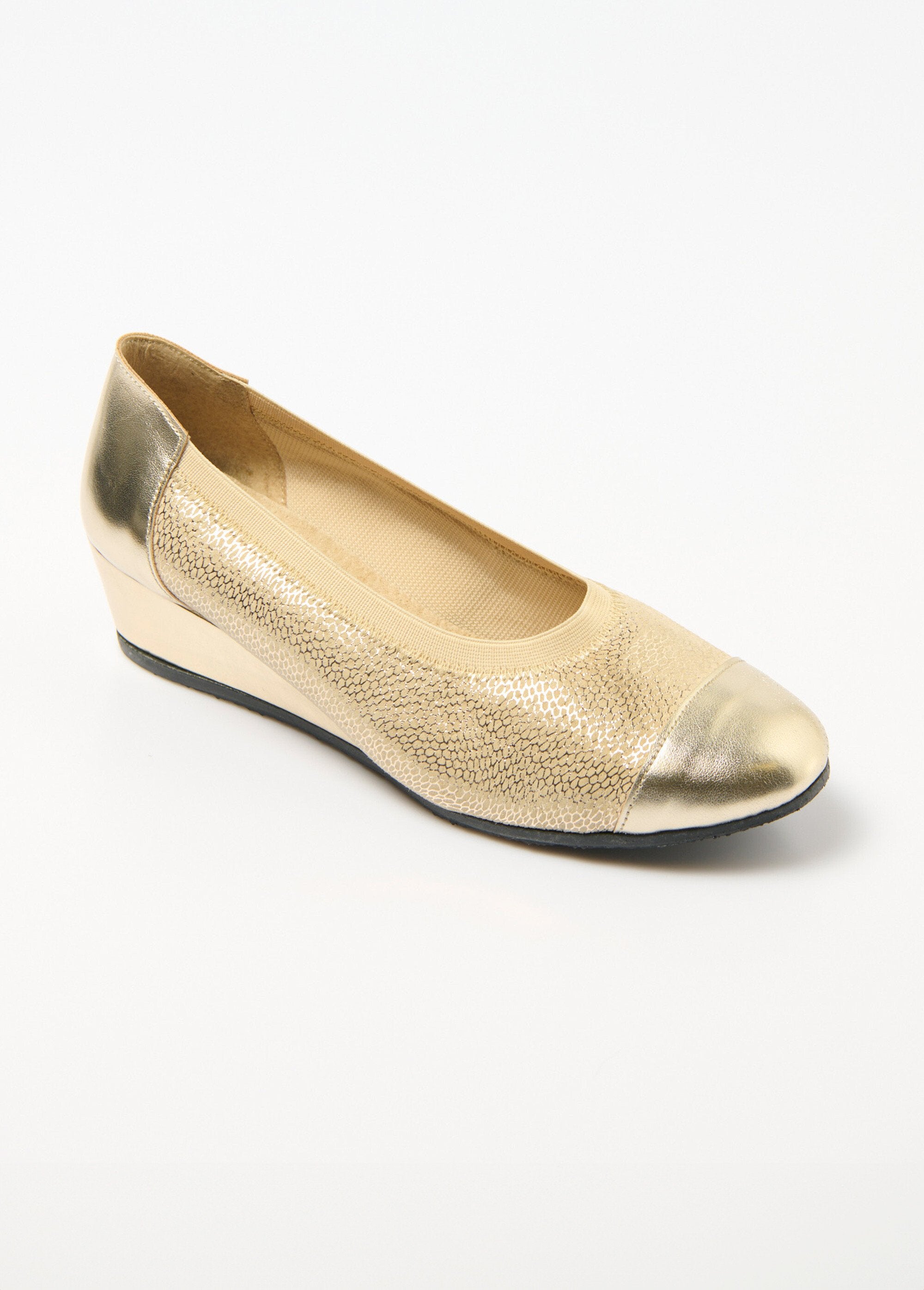 Two-material_comfort_width_leather_wedge_ballerinas_Golden_FA1_slim