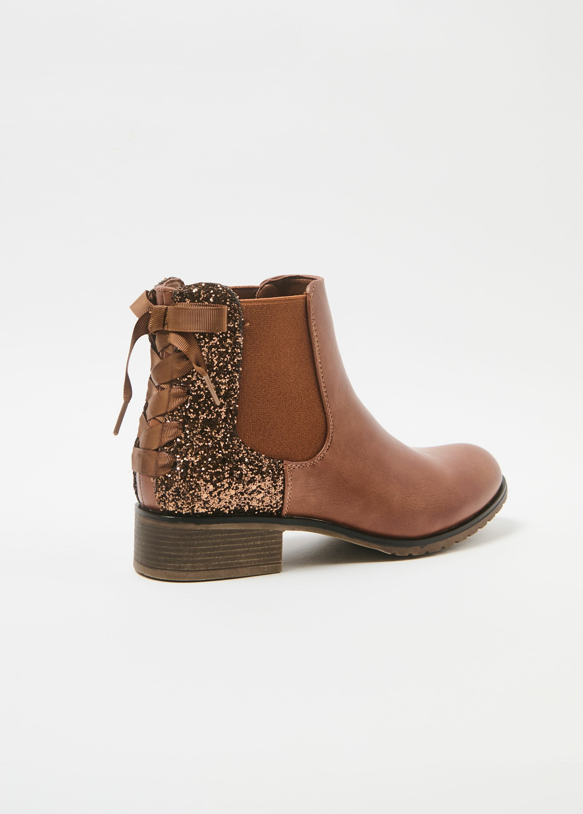 Boots_Chelsea_talon_pailletté_avec_noeud_Camel_DO1_slim