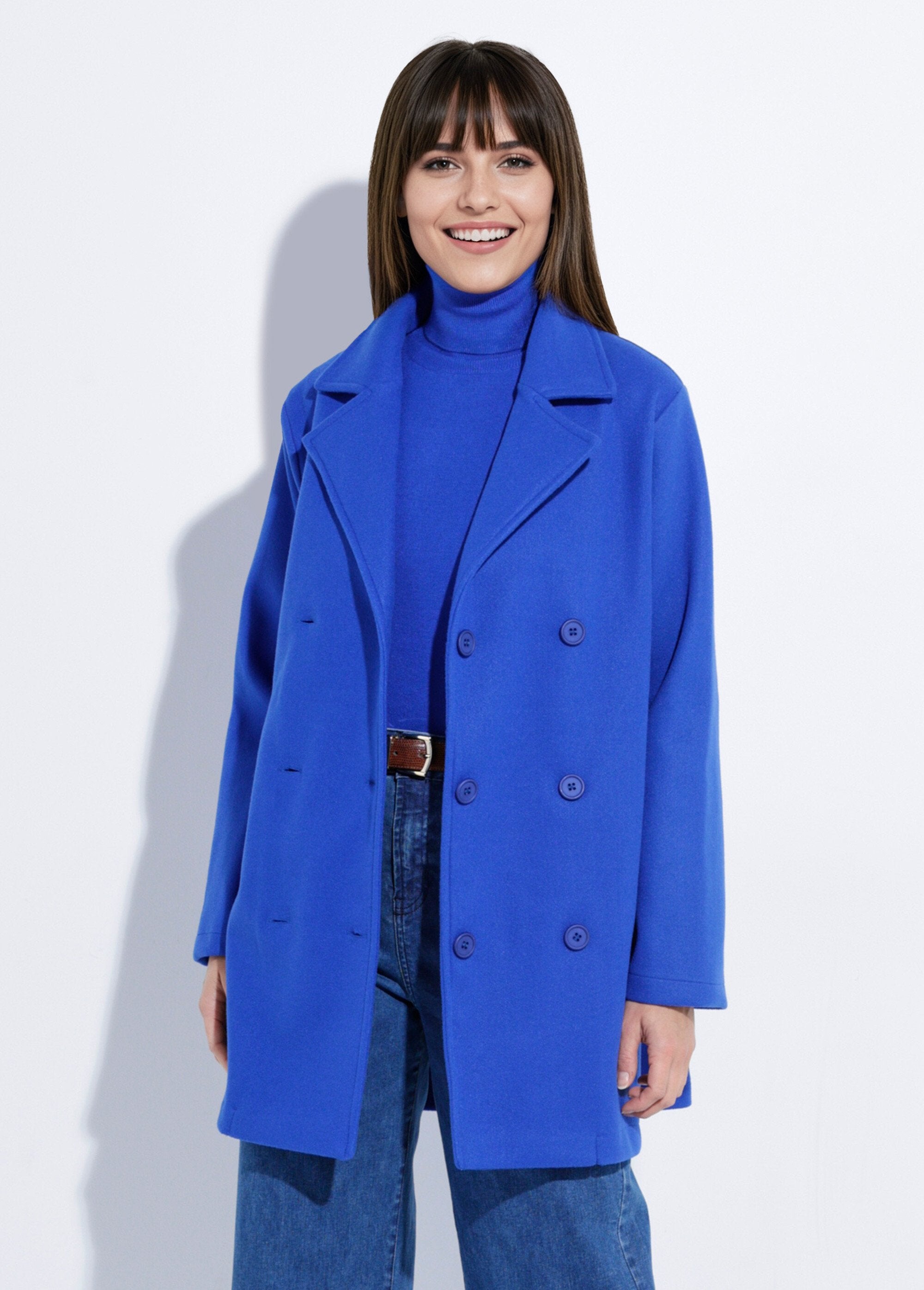 Long,_plain_wool-cloth_style_pea_coat_Bright_blue_FA1_slim