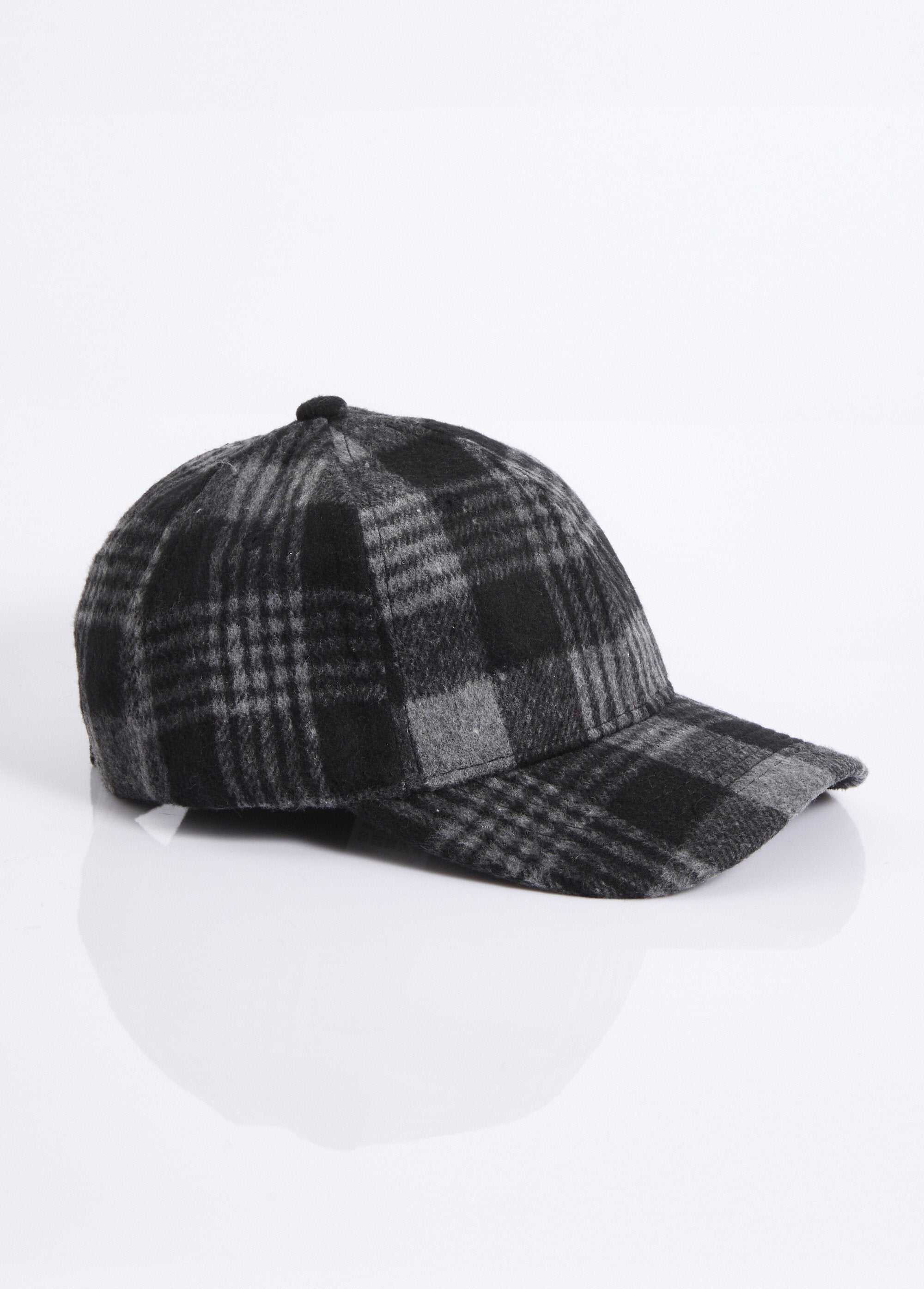 Wool-like_checked_cap_Black_FA1_slim