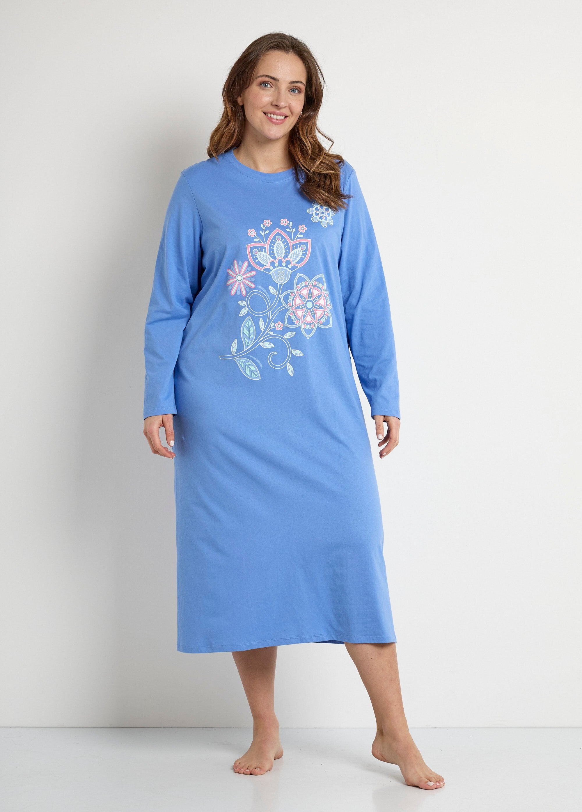 Long_cotton_nightgown_with_pattern_-_pack_of_2_Assorted_lot_2_FA2_curvy