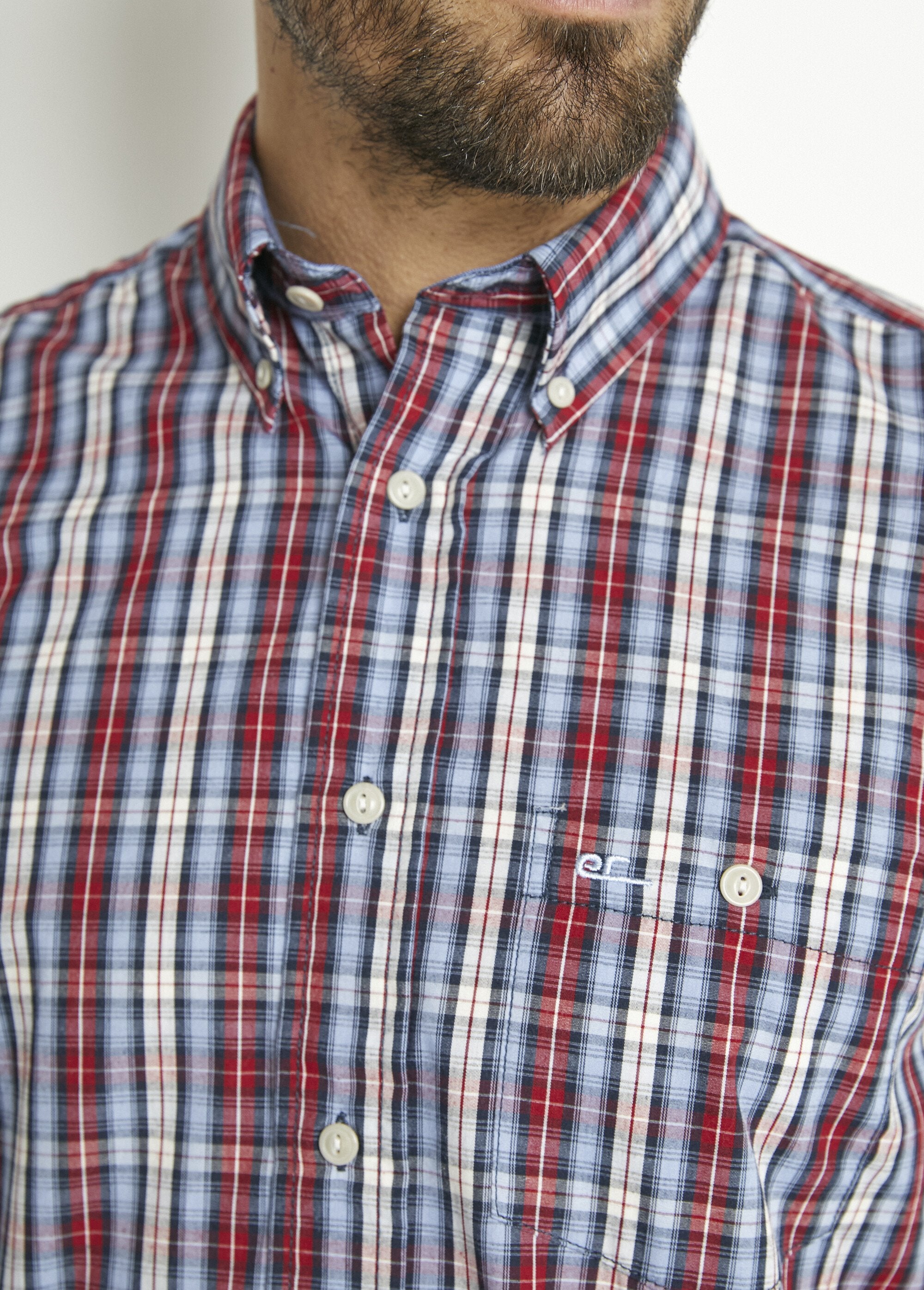 Long-sleeved_plain_or_checked_cotton_shirt_Red_tiles_DE2_slim