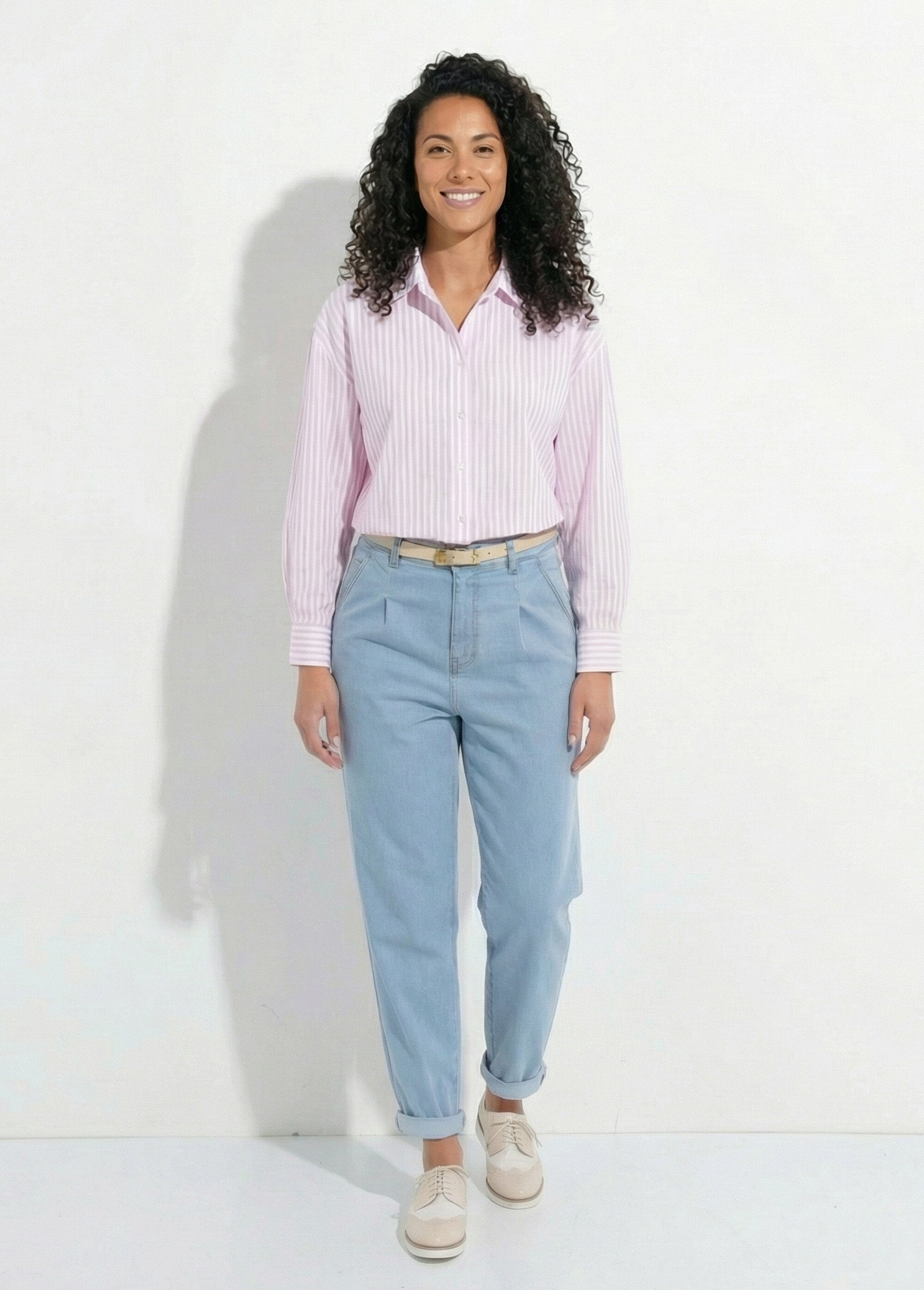 Striped_button-front_blouse_with_dyed_yarn_and_long_sleeves_Pink_and_white_SF1_slim
