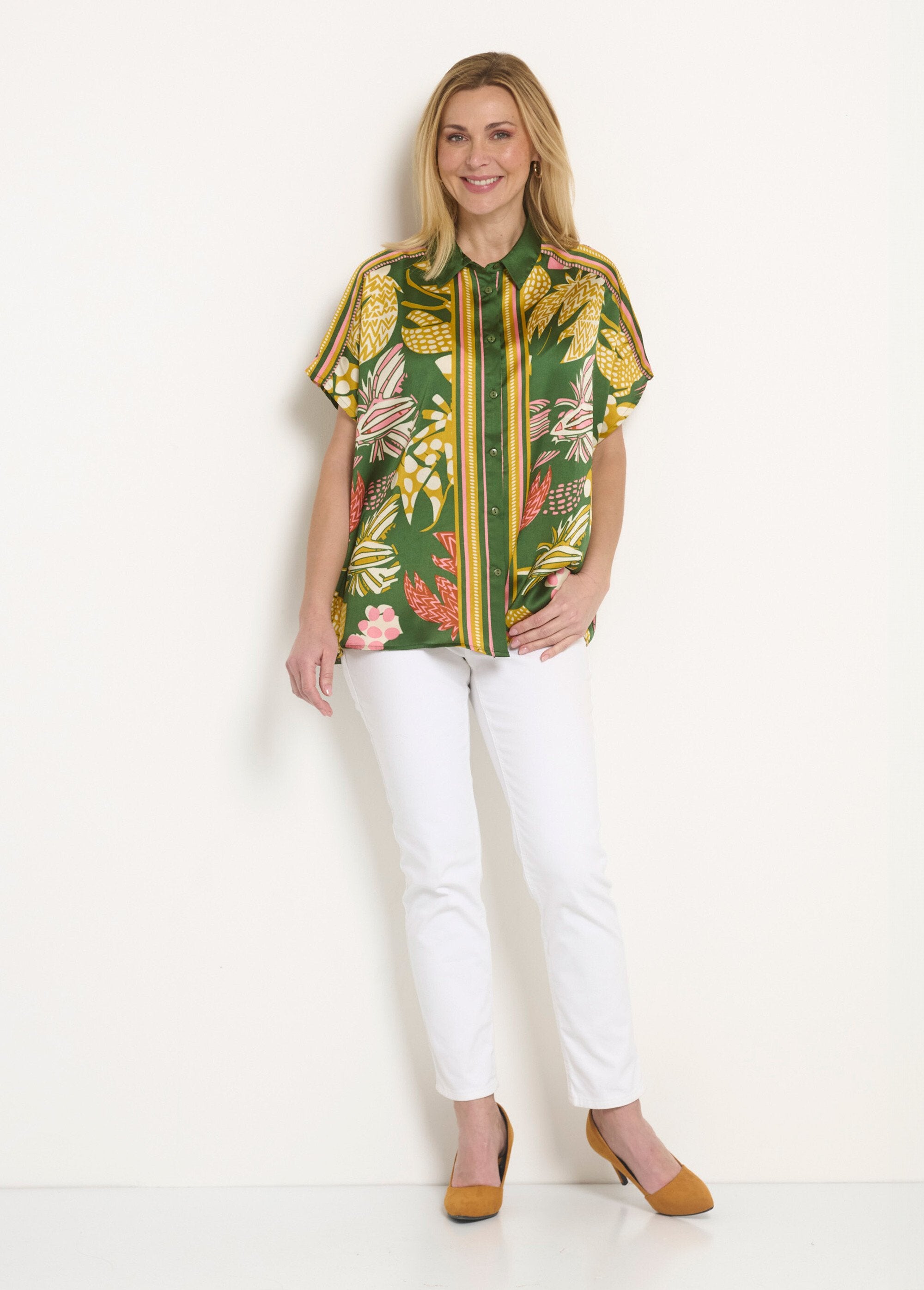 Printed_satin_blouse_with_kimono_sleeves_Green_prints_SF1_slim