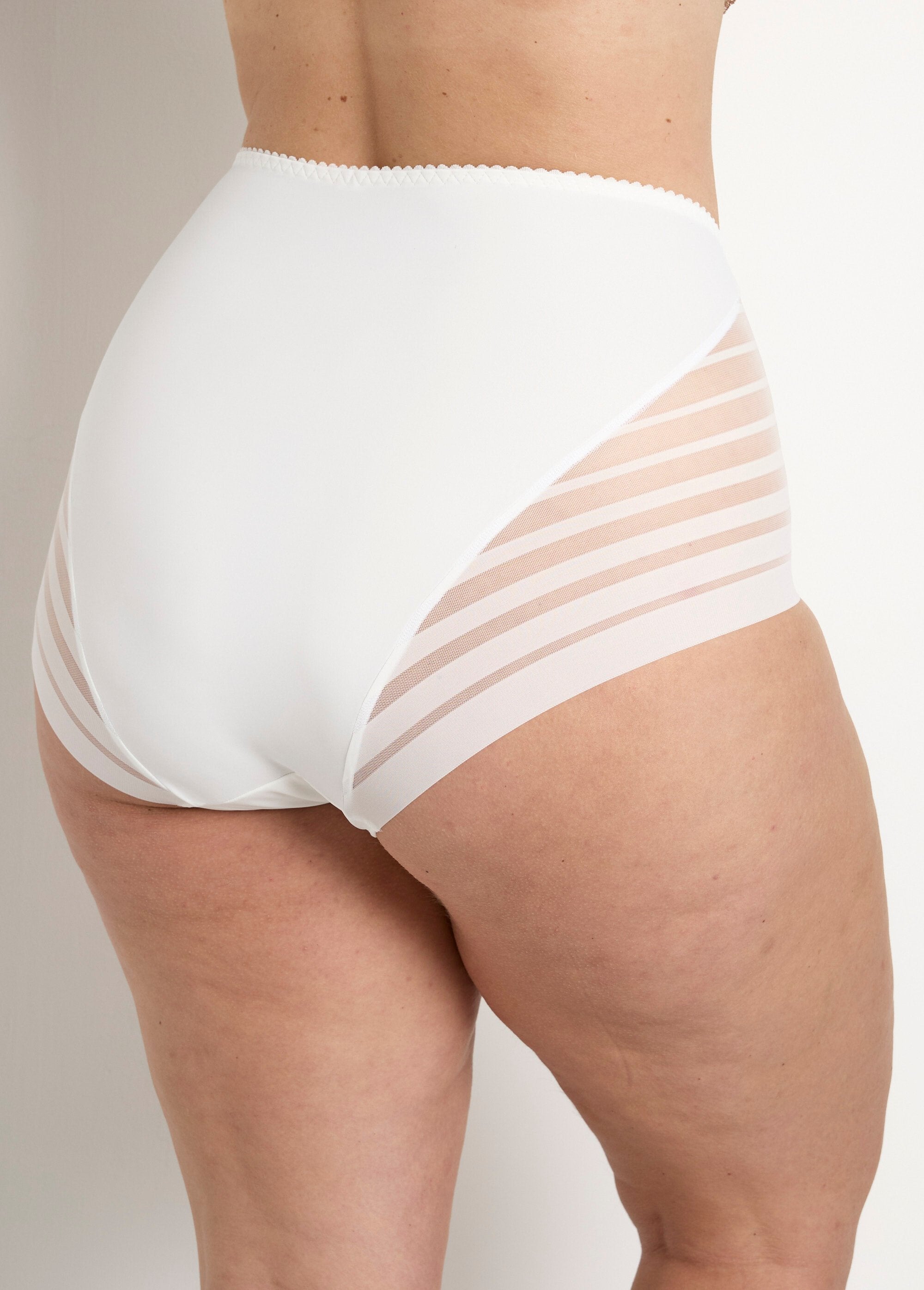 High_waist_stretchy_panties_with_striped_tulle_effect_Ivory_DO1_curvy