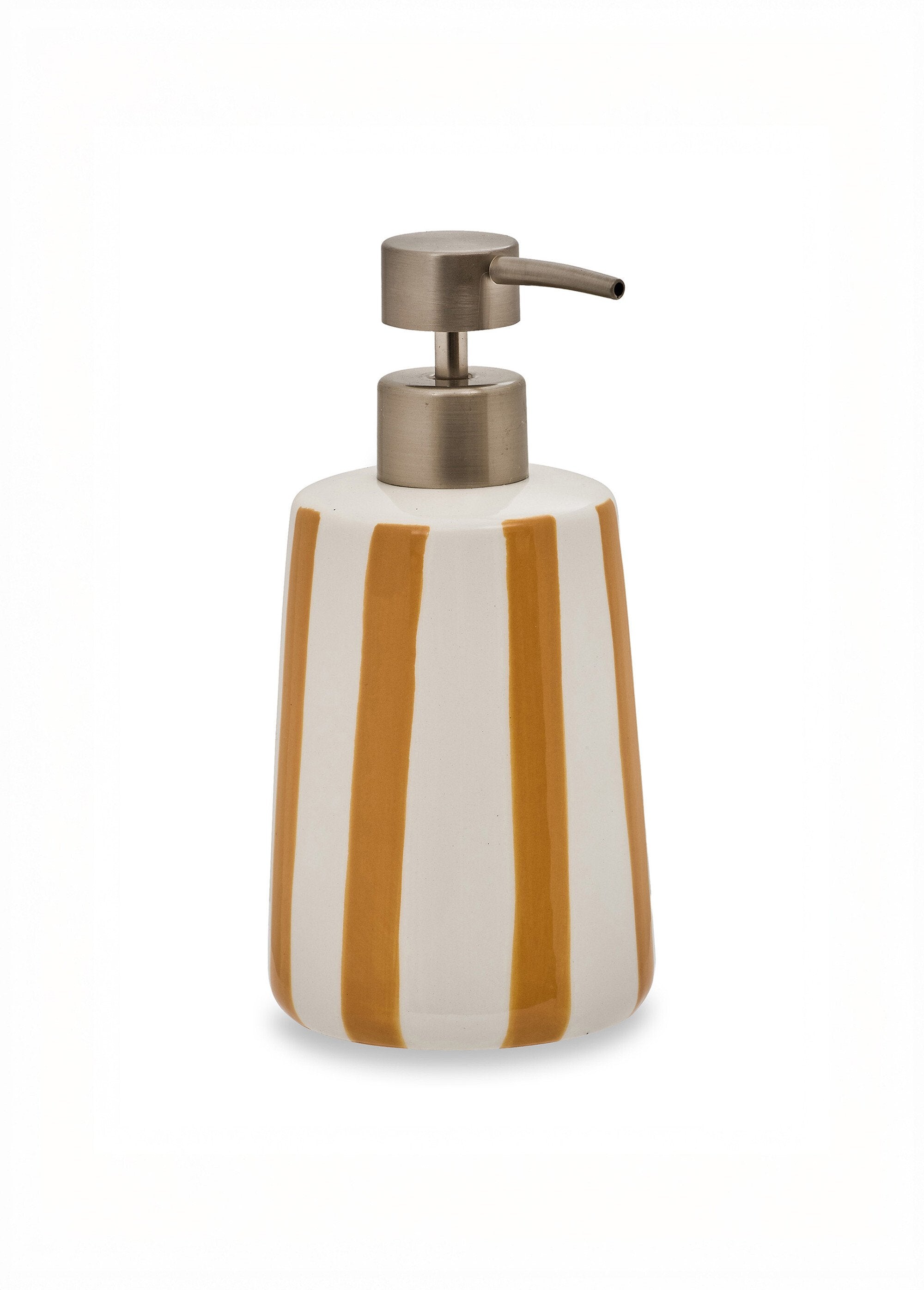 Striped_ceramic_soap_dispenser_YELLOW_FA1_slim