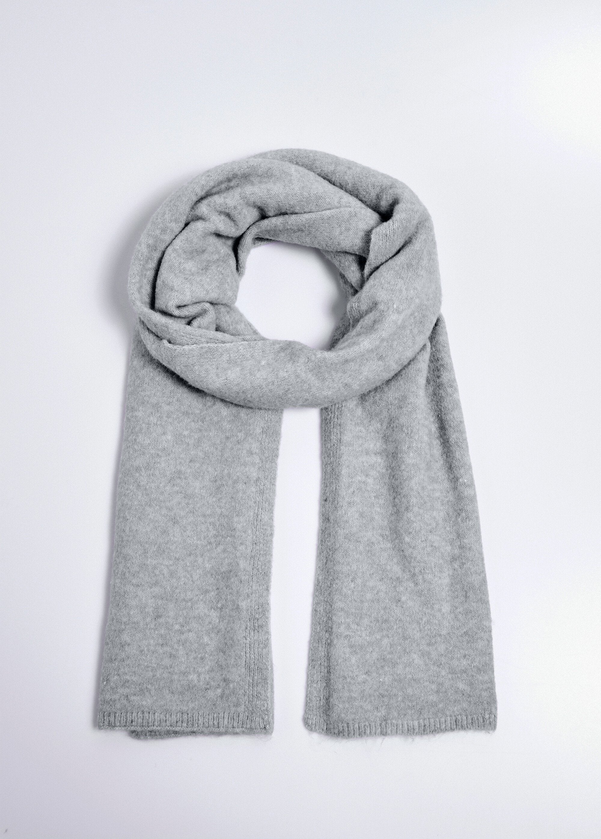 Écharpe_en_maille_chaude_avec_laine_Gris_chine_FA1_slim
