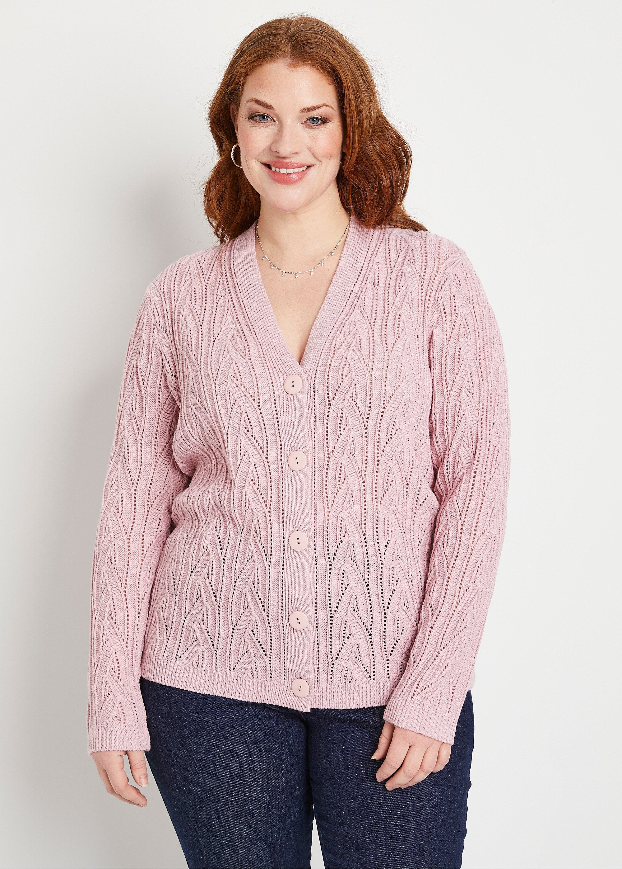 Short_buttoned_openwork_cardigan_Pink_FA1_curvy