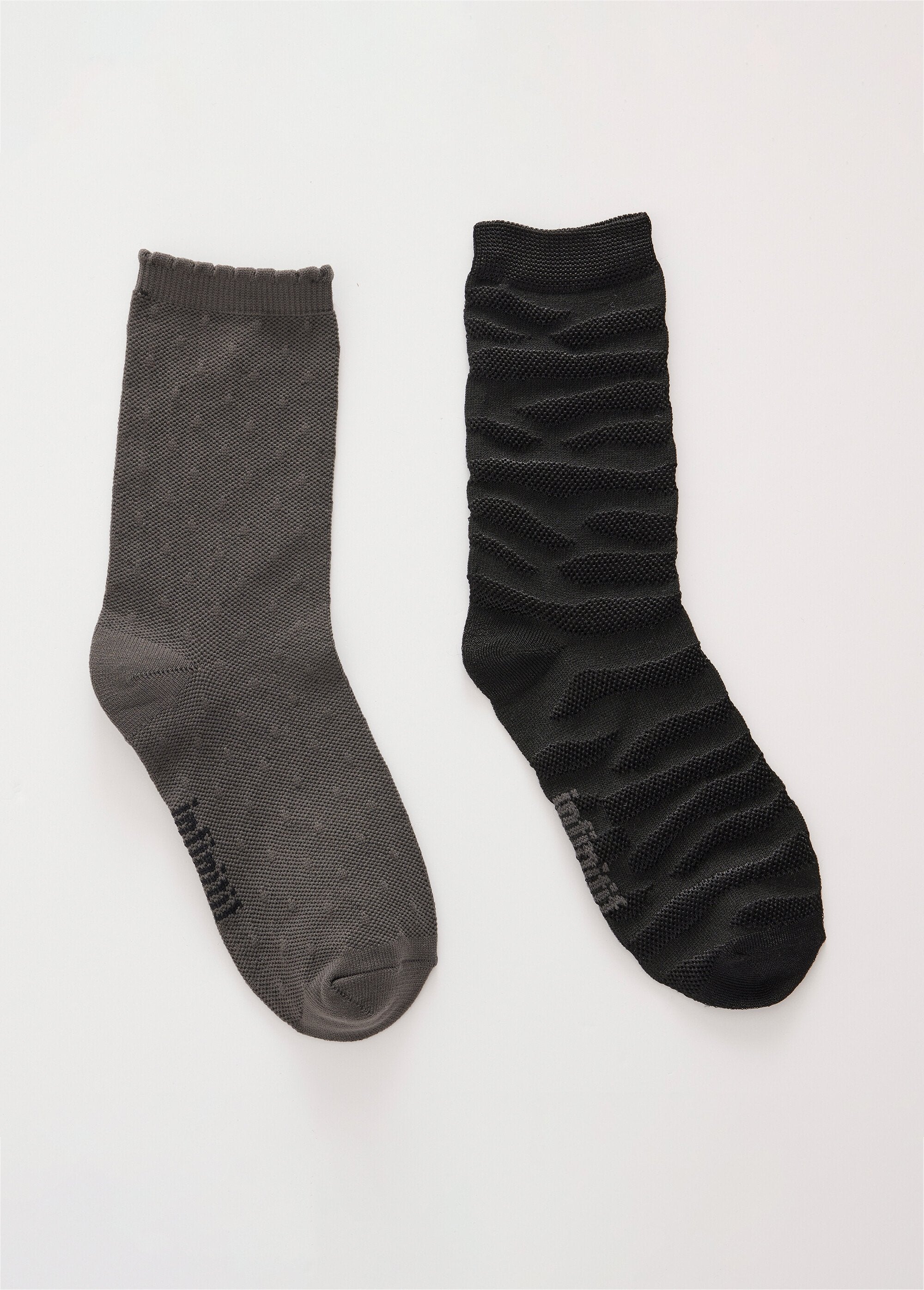 Chaussettes_fines_motifs_ton_sur_ton_Ass_noir_et_gris_lot2_LO1_slim