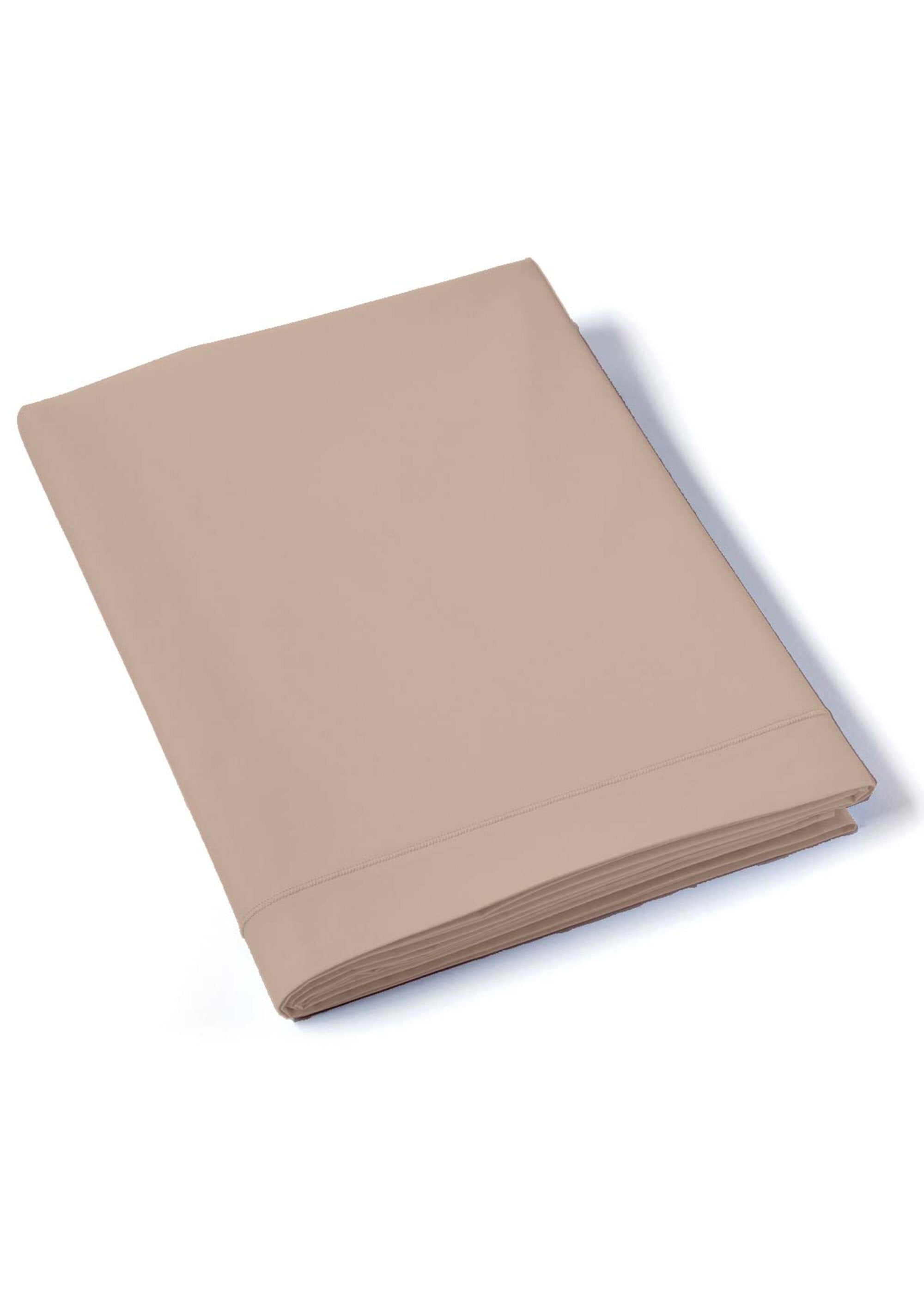 REPOS_plain_cotton_percale_flat_sheet_Mink_FA1_slim