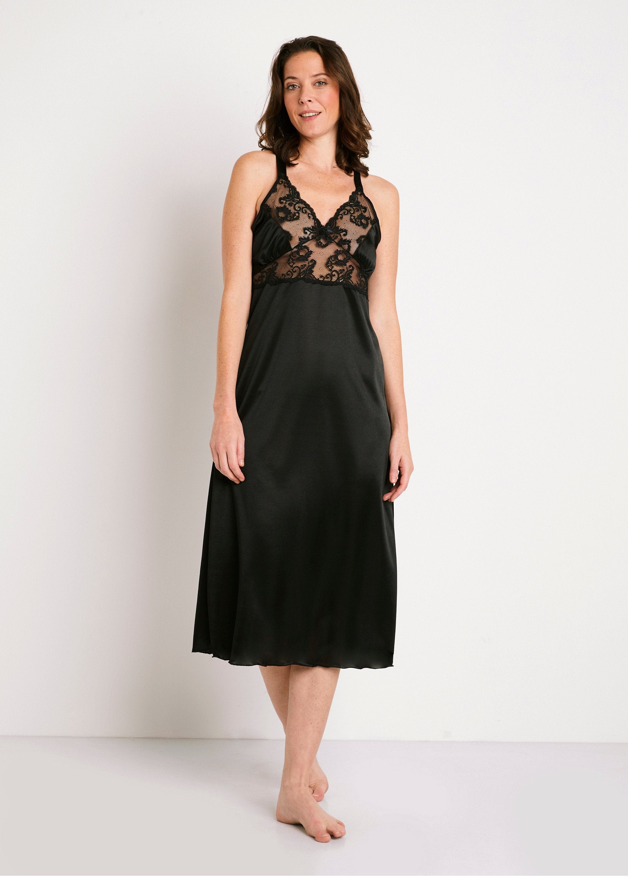 Satin_mesh_and_lace_nightie_Black_FA1_slim