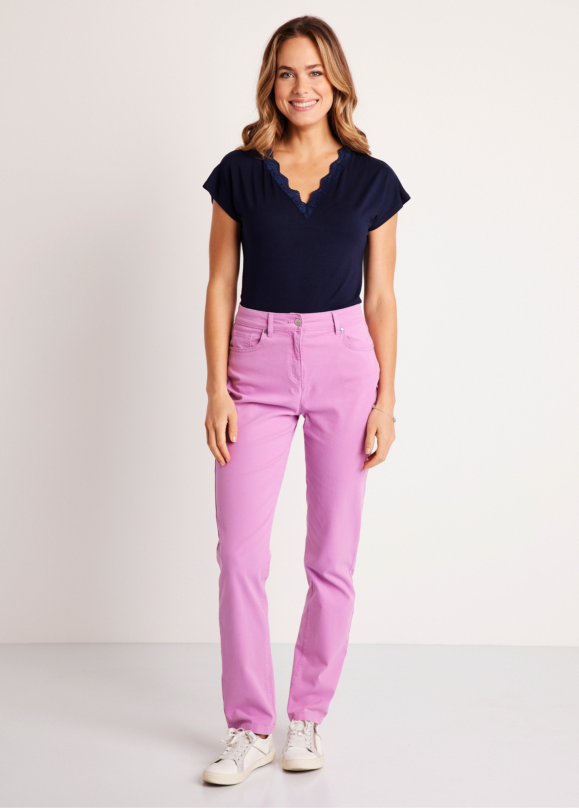 Stretch_cotton_5-pocket_straight_pants_Lilac_SF1_slim