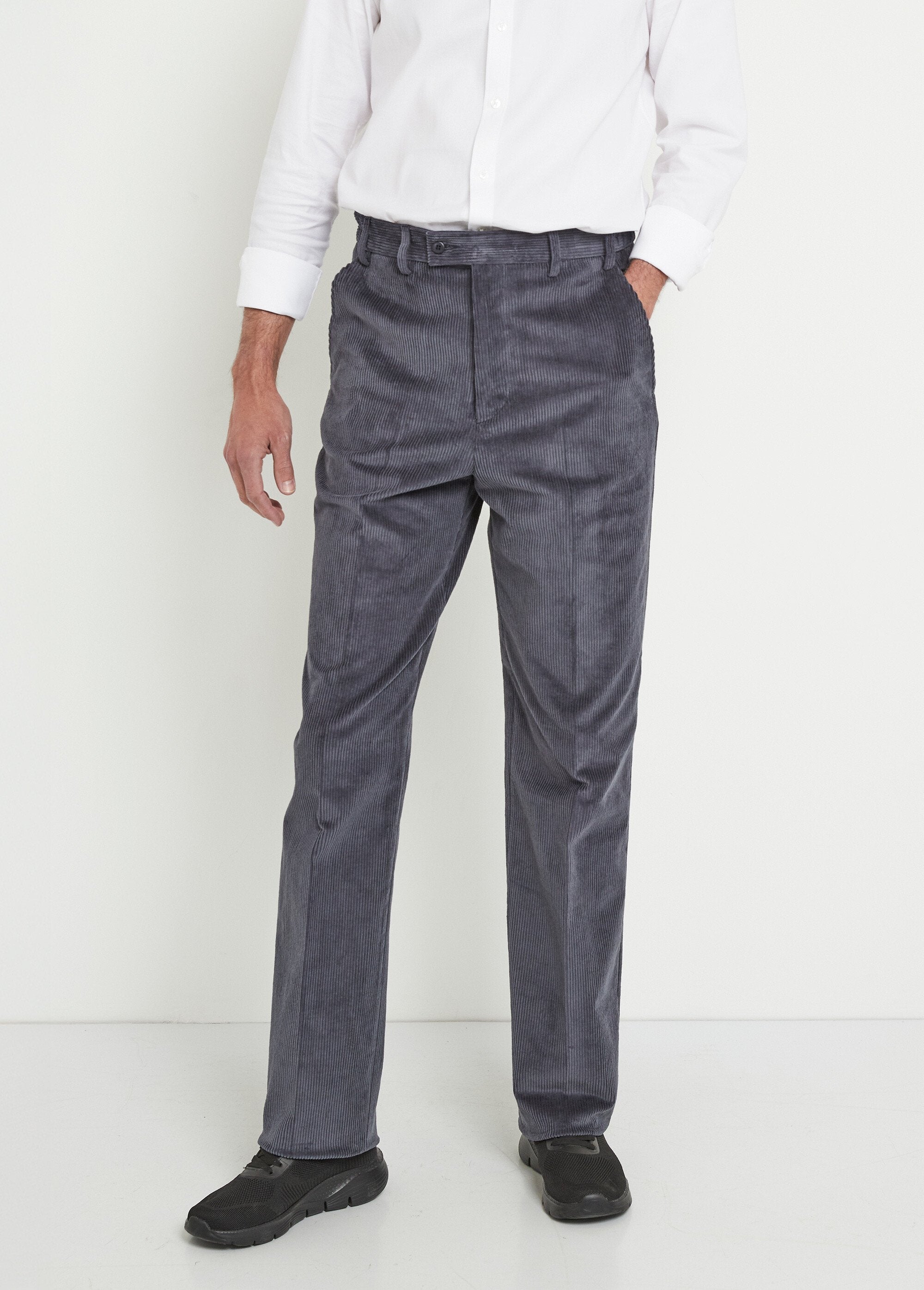 Straight-leg_pants_with_comfort_elastic_waistband_Navy_velvet_FA1_slim