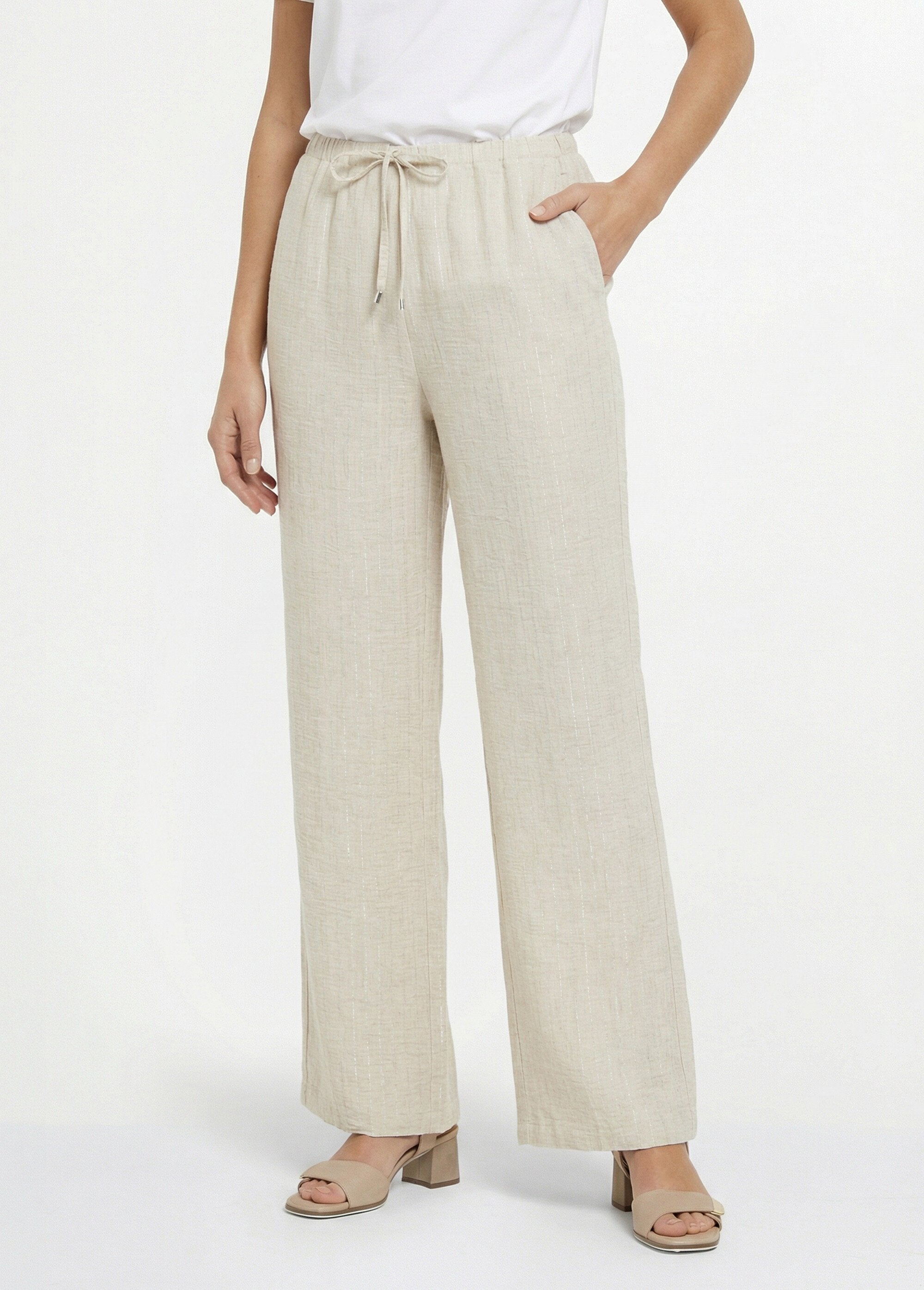 Pantalon_tailleur_rayé_aspect_irrégulier_Beige_FA1_slim