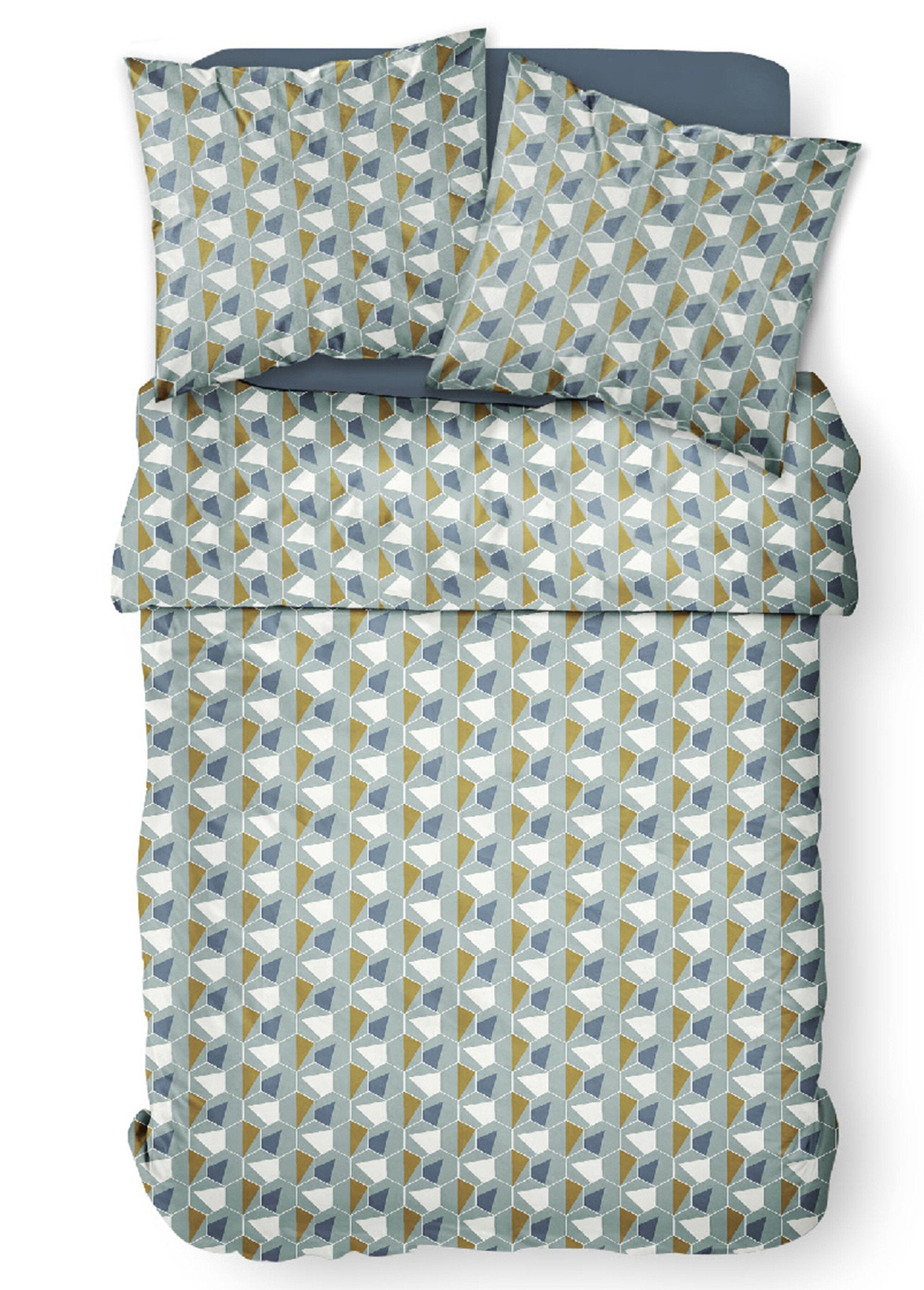 Pure_cotton_bedding_set,_240_x_220cm,_Geometric_Grey_and_white_and_brown_DE1_slim