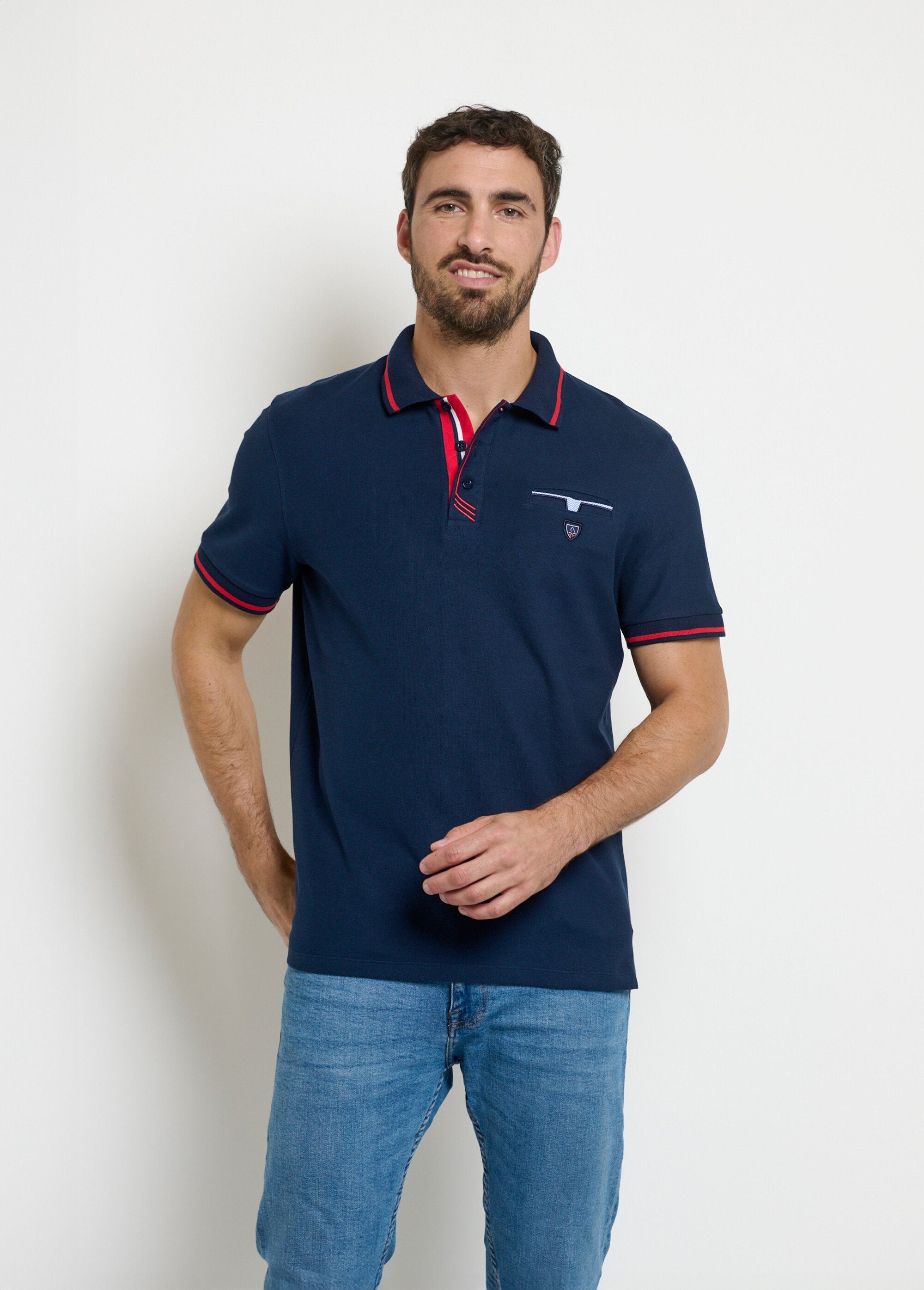 Short-sleeved_polo_shirt_with_contrasting_details_Marine_FA1_slim