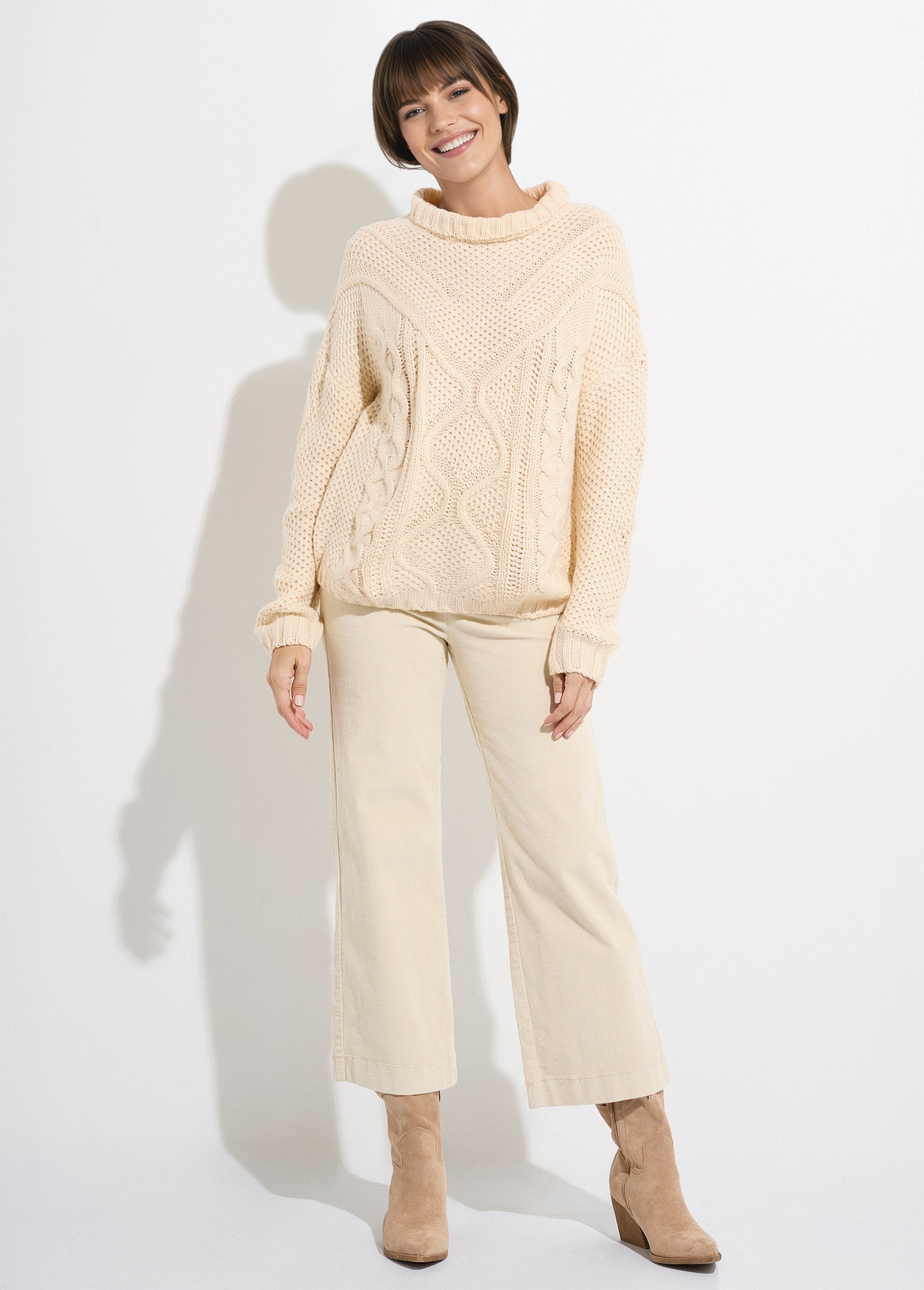 High-neck_sweater,_fancy_knit_pattern_Ecru_SF1_slim