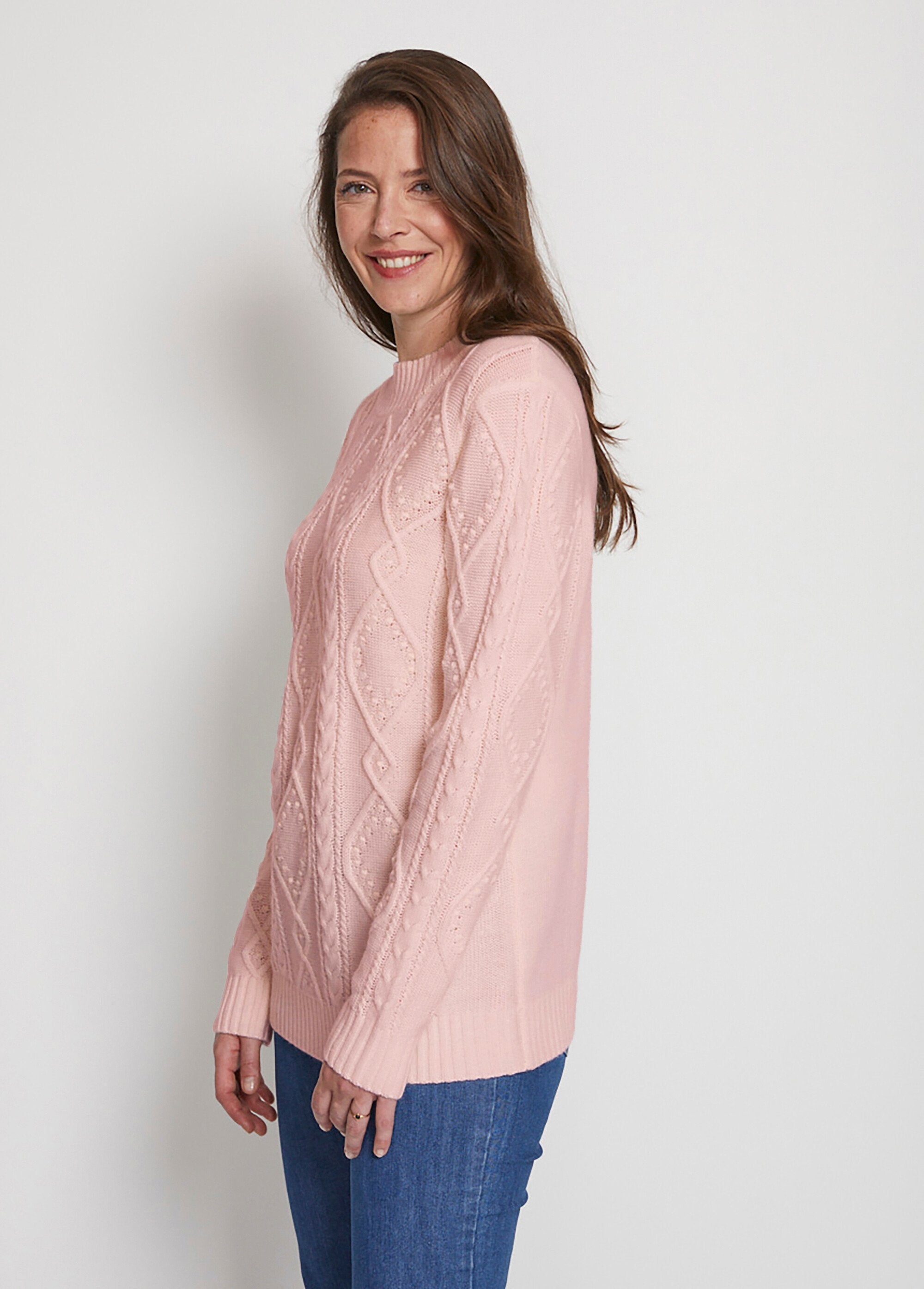 Short_warm_sweater_with_cable_high_collar_Pink_DR1_slim