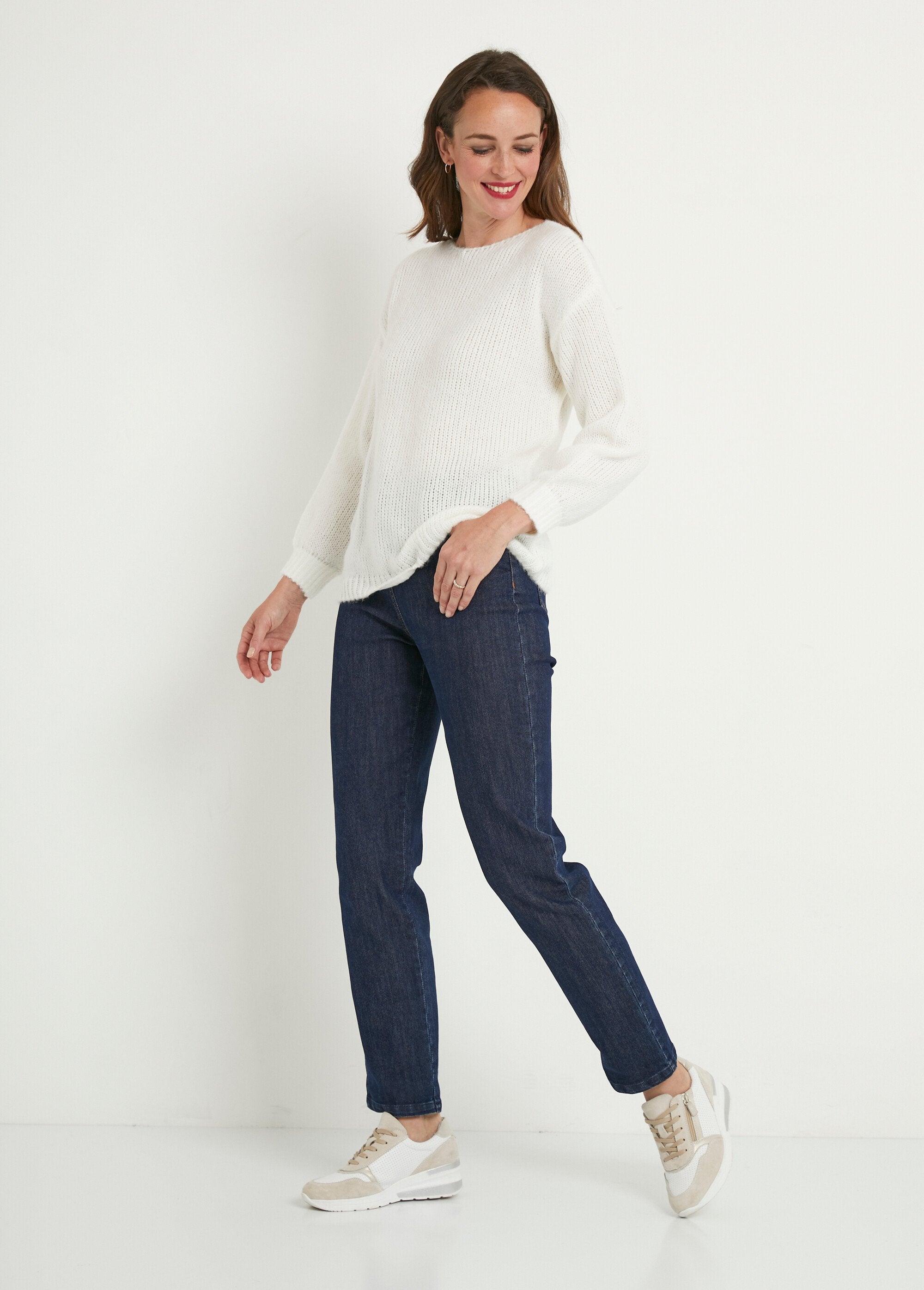 Loose-fitting_round-neck_sweater_Ecru_SF1_slim