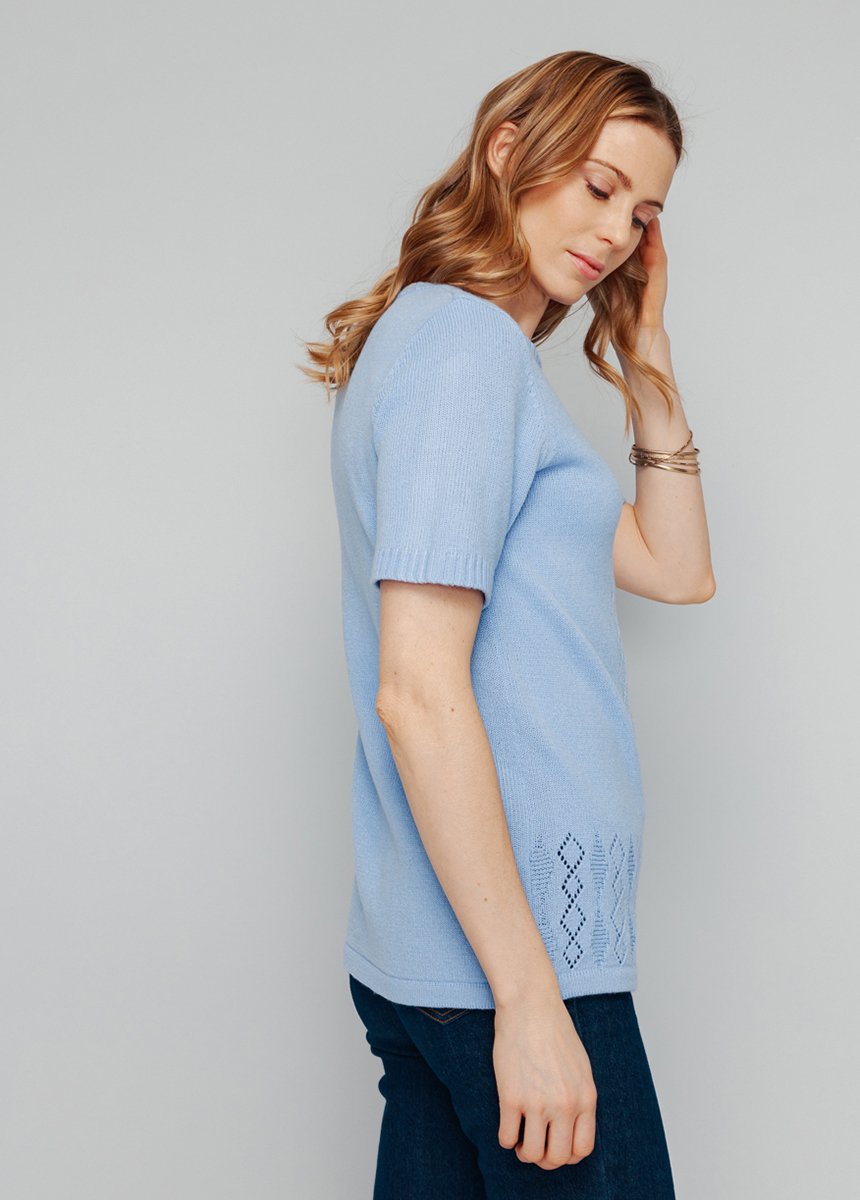 Short-sleeved_beaded_openwork_sweater_Blue_DR1_slim