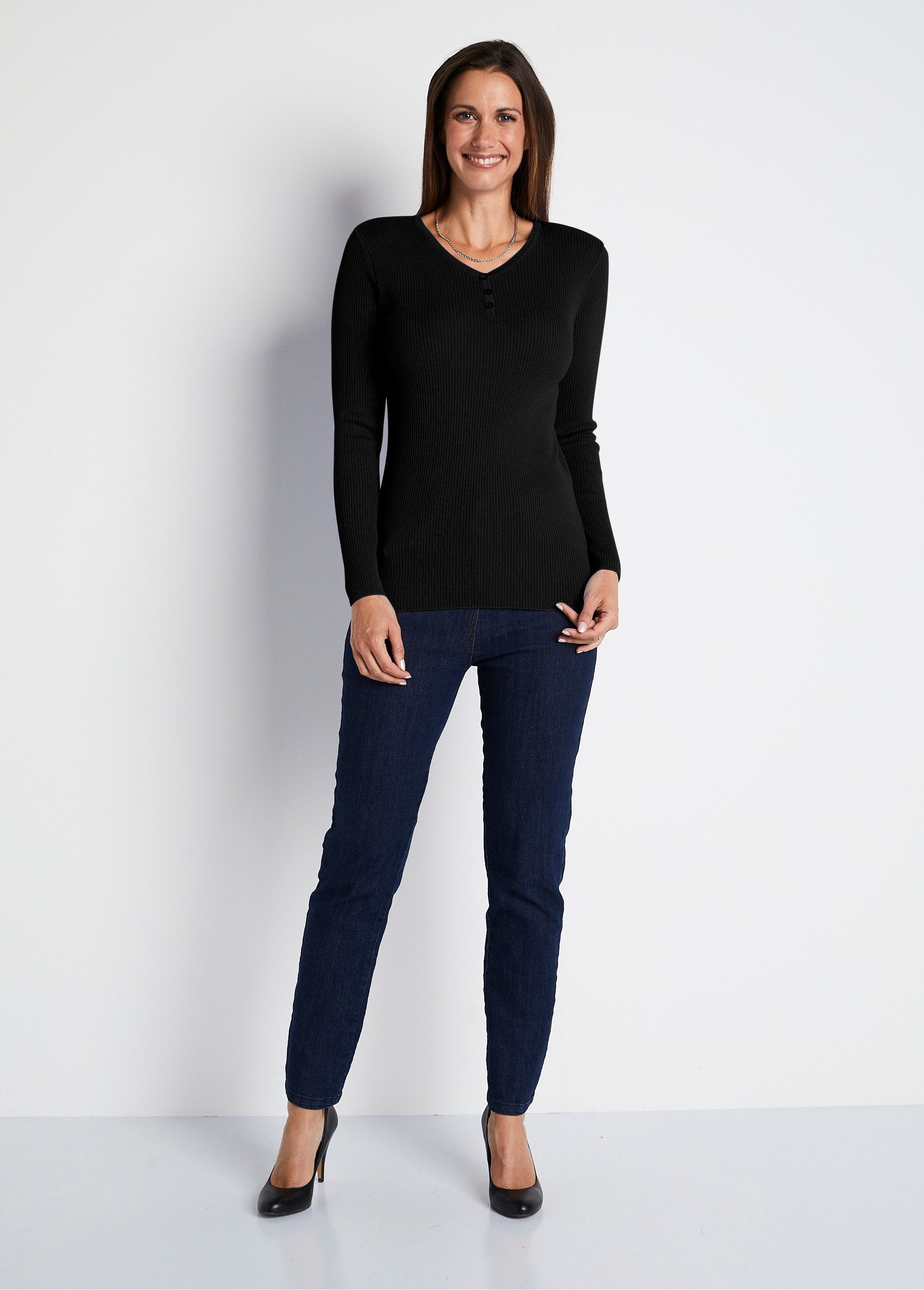 Tunisian_neckline_sweater_with_merino_wool_Black_SF1_slim