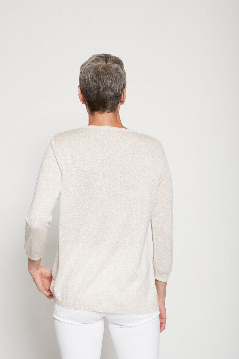 3/4_sleeve_sweater_with_a_shiny_knit_Pearly_beige_DO1_slim