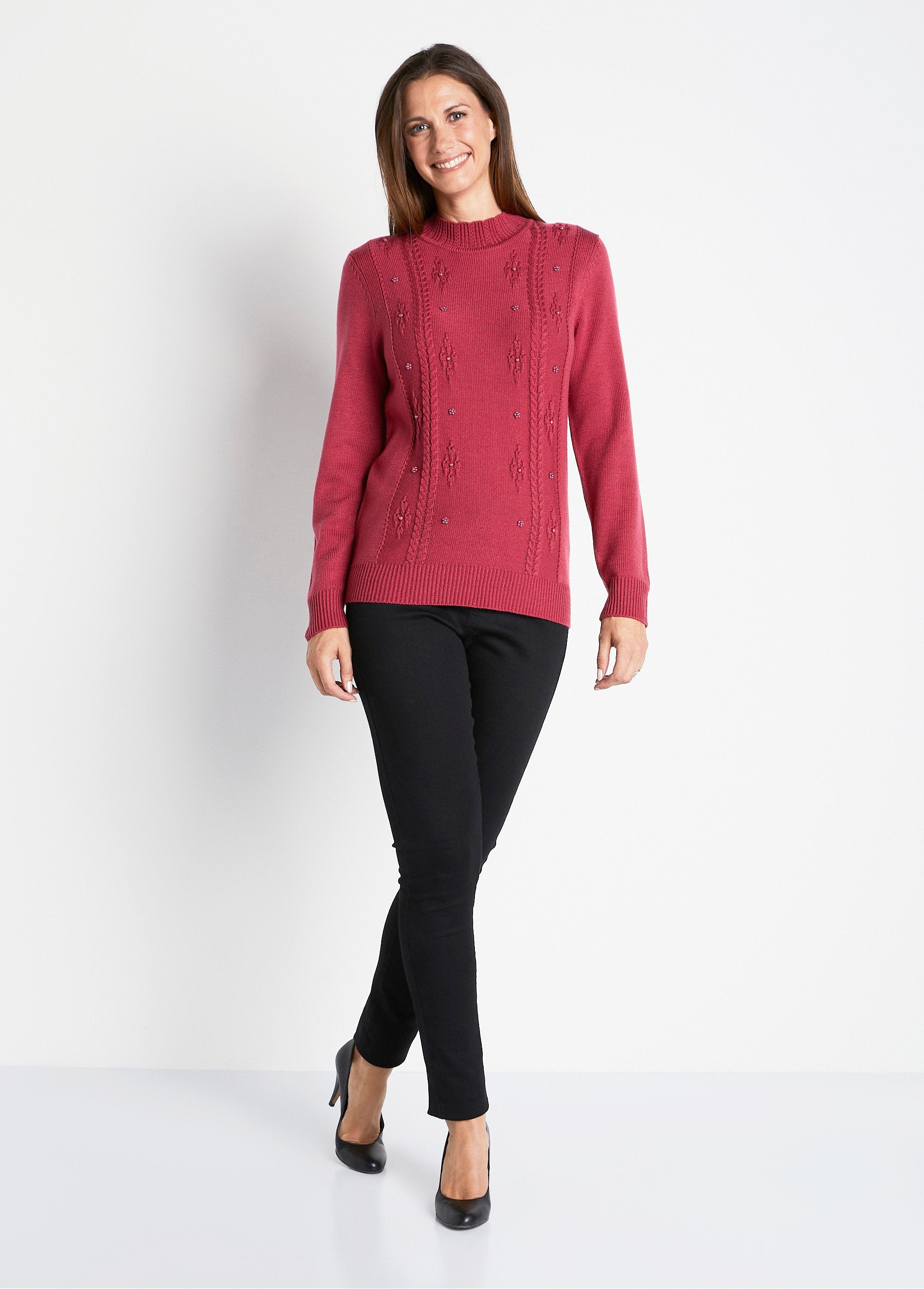 Plain_beaded_twisted_sweater_with_high_collar_Cassis_SF1_slim