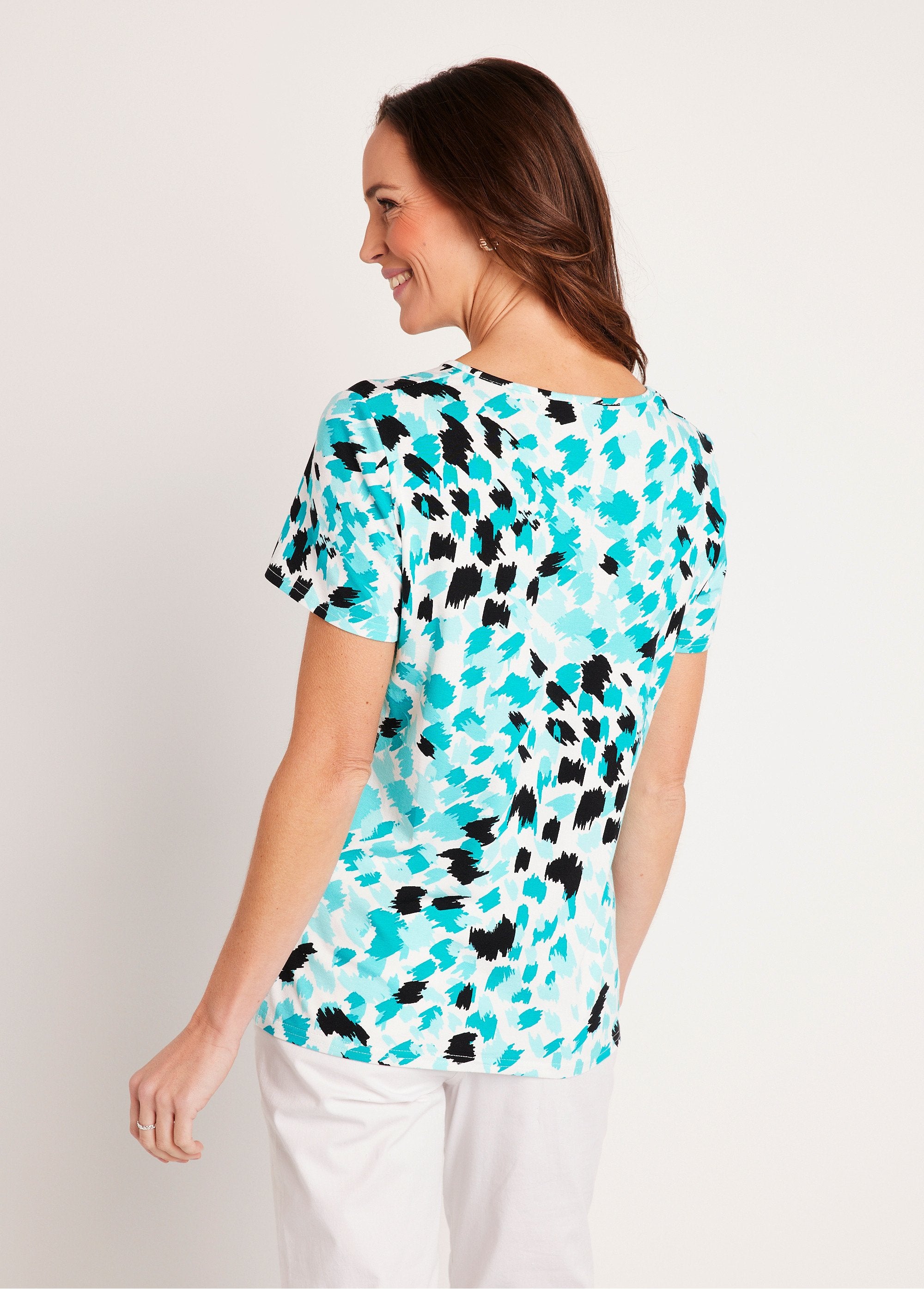 Short-sleeved_printed_cropped_t-shirt_Emerald_DO1_slim