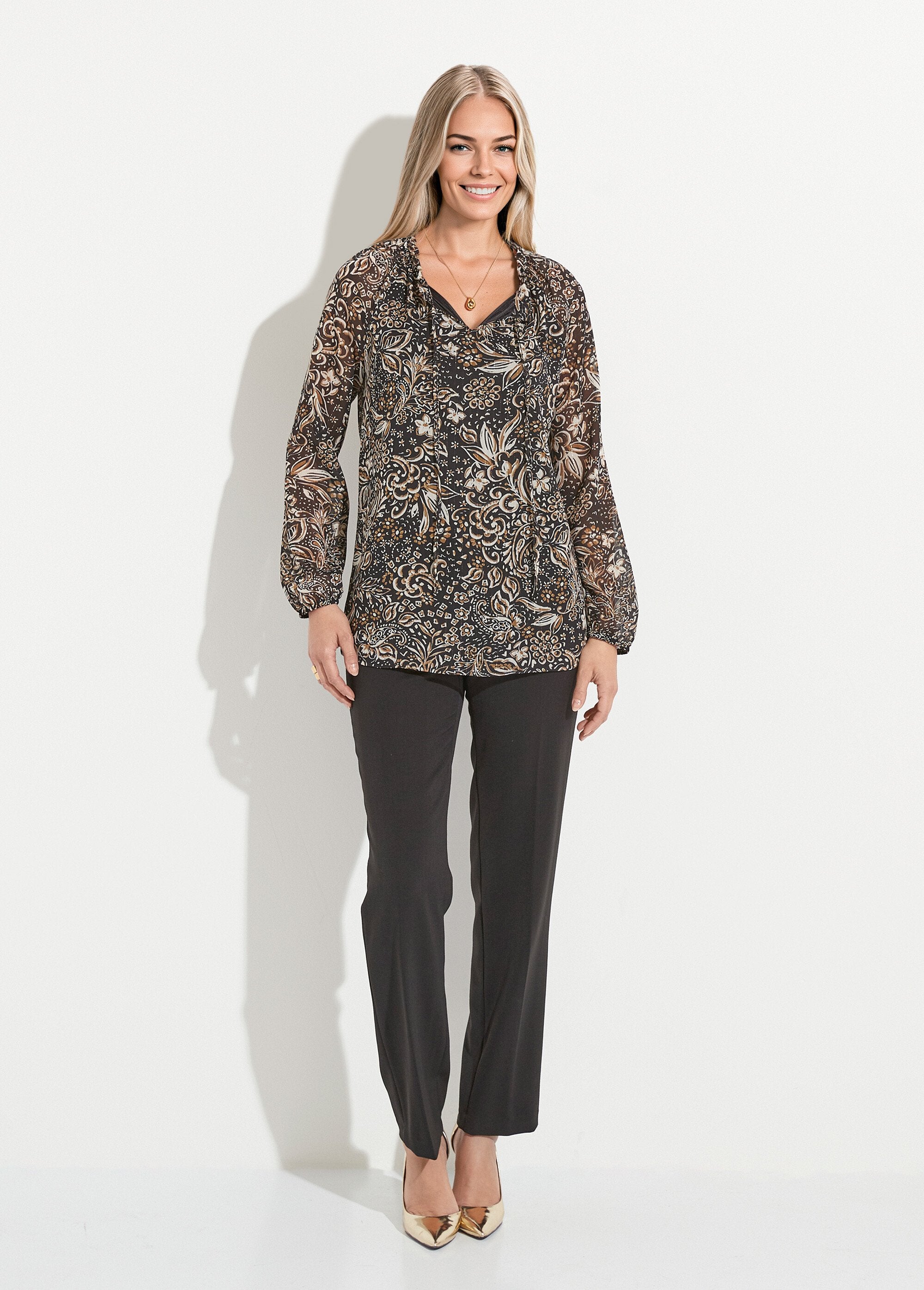 Tunique_longue_voile_fleuri_brillant_col_volanté_Imp_noir_SF1_slim