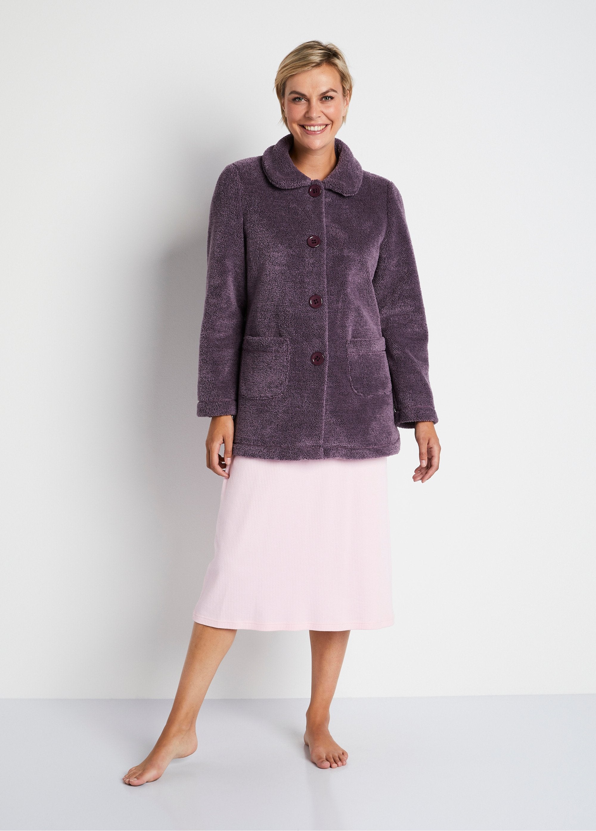 Buttoned_plush_knit_indoor_jacket_Plum_SF1_slim