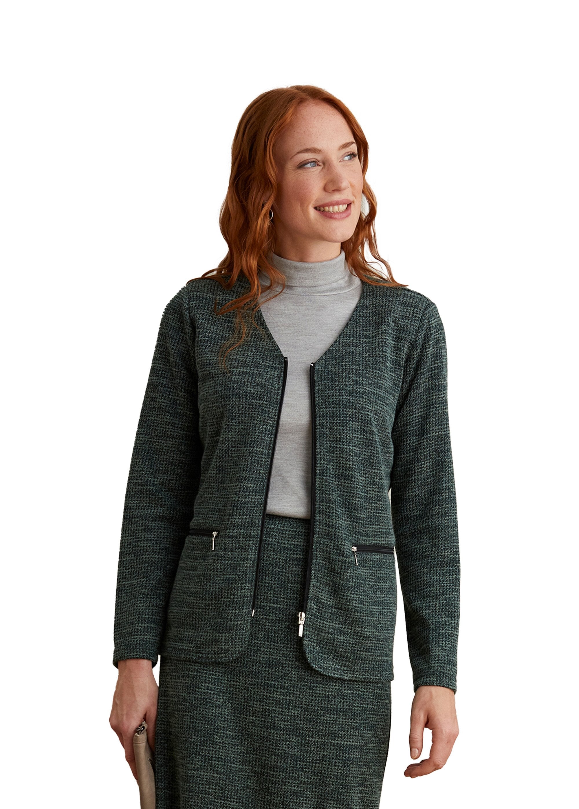 V-neck_zipped_jacket_Green_FA1_slim